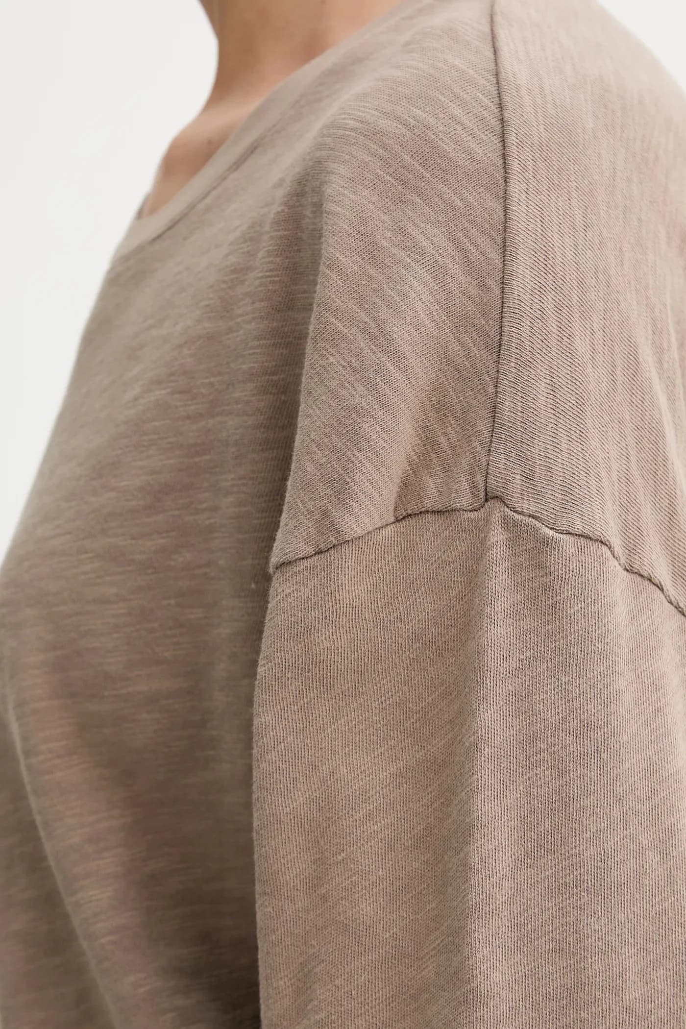 Хлопковая рубашка с длинным рукавом - фото 5