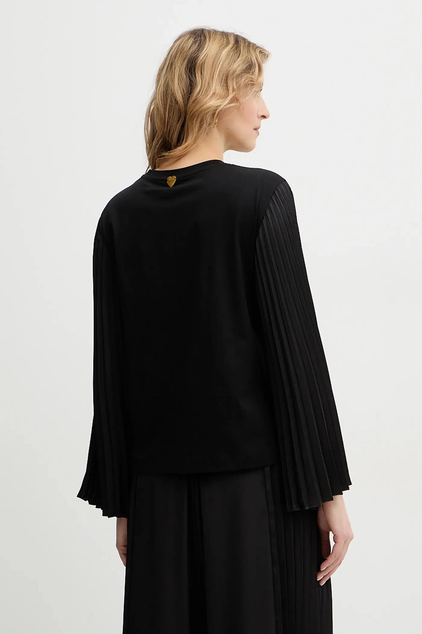 Хлопковая рубашка с длинным рукавом - фото 3