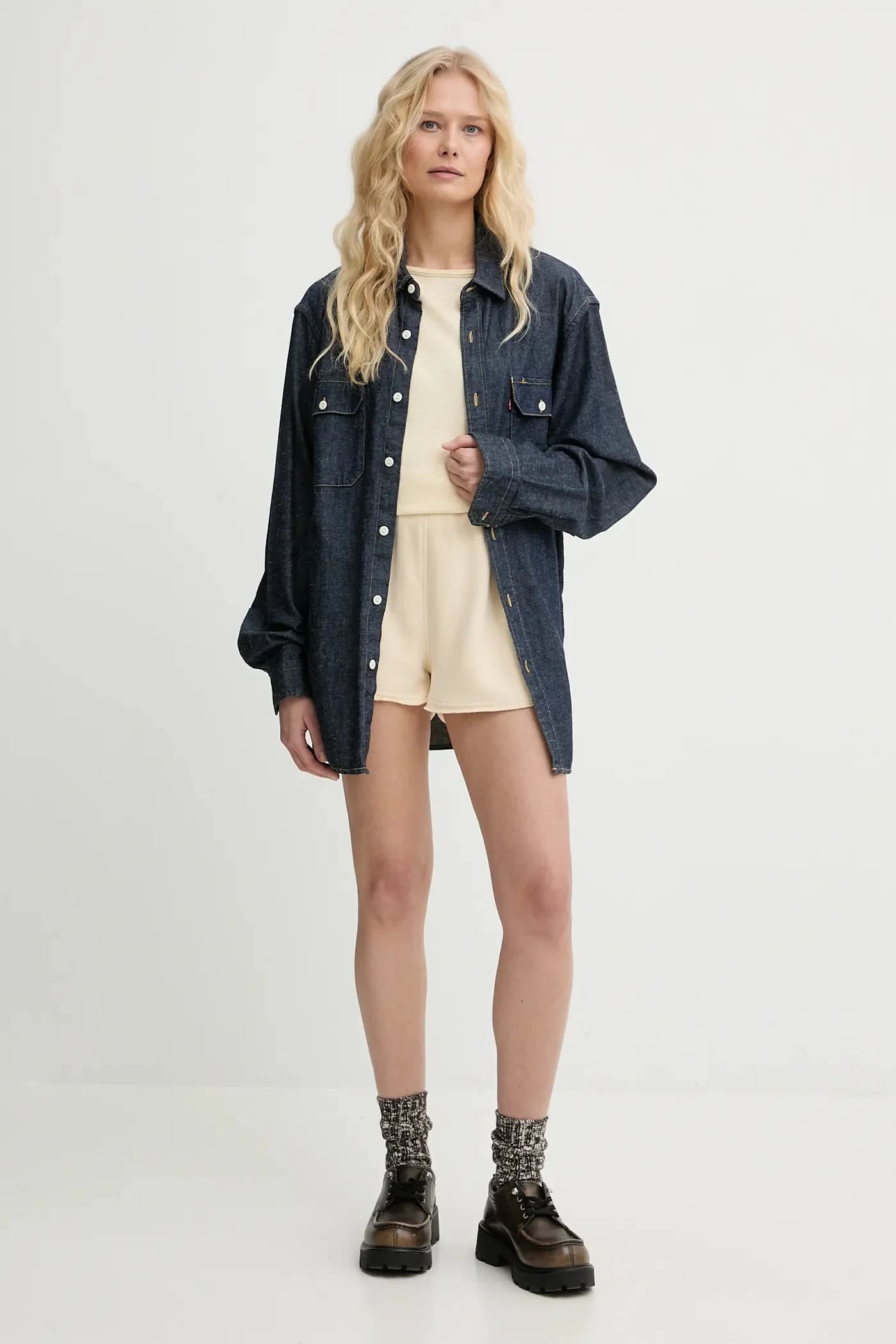 Хлопковая ФУТБОЛКА с длинными рукавами ML COL BATEAU - фото 2