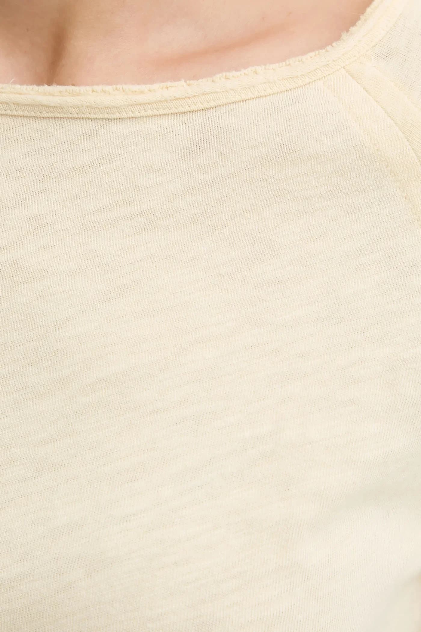 Хлопковая ФУТБОЛКА с длинными рукавами ML COL BATEAU - фото 5