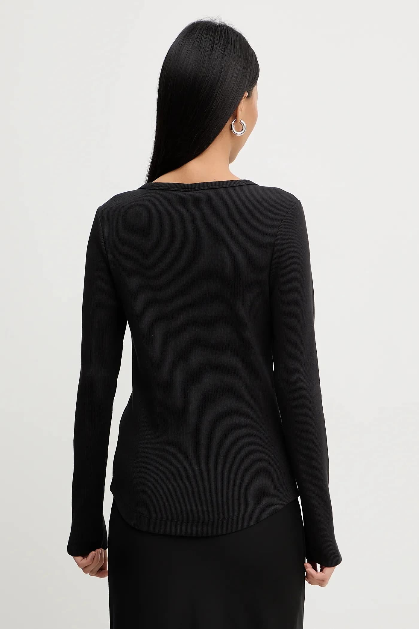 Футболка Henley с длинными рукавами slim - фото 3