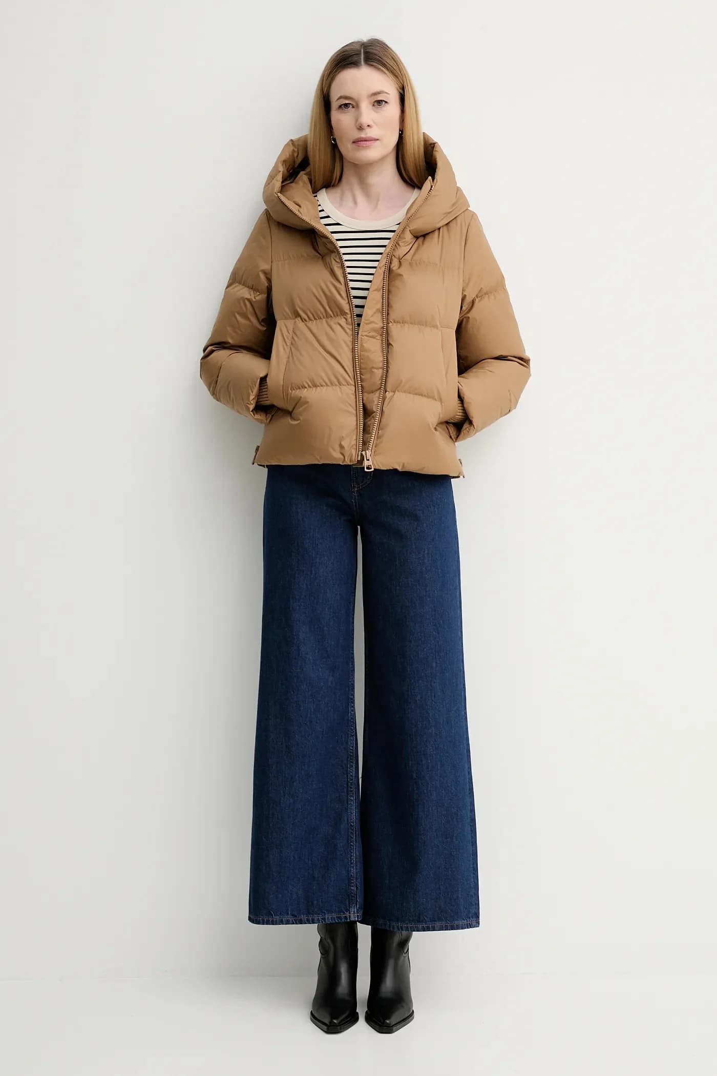 Хлопковая рубашка с длинным рукавом - фото 2