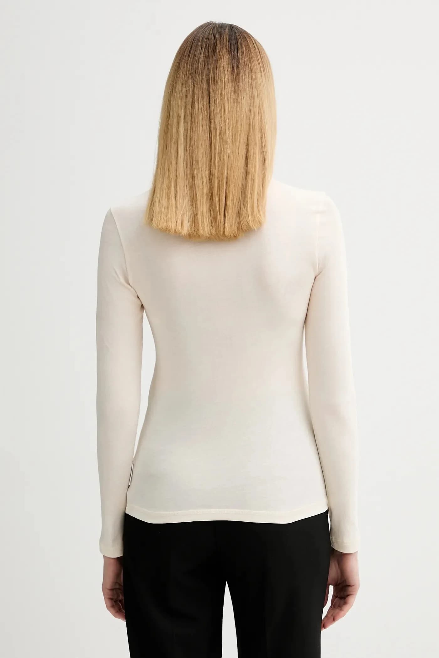 Хлопковая рубашка с длинным рукавом - фото 3