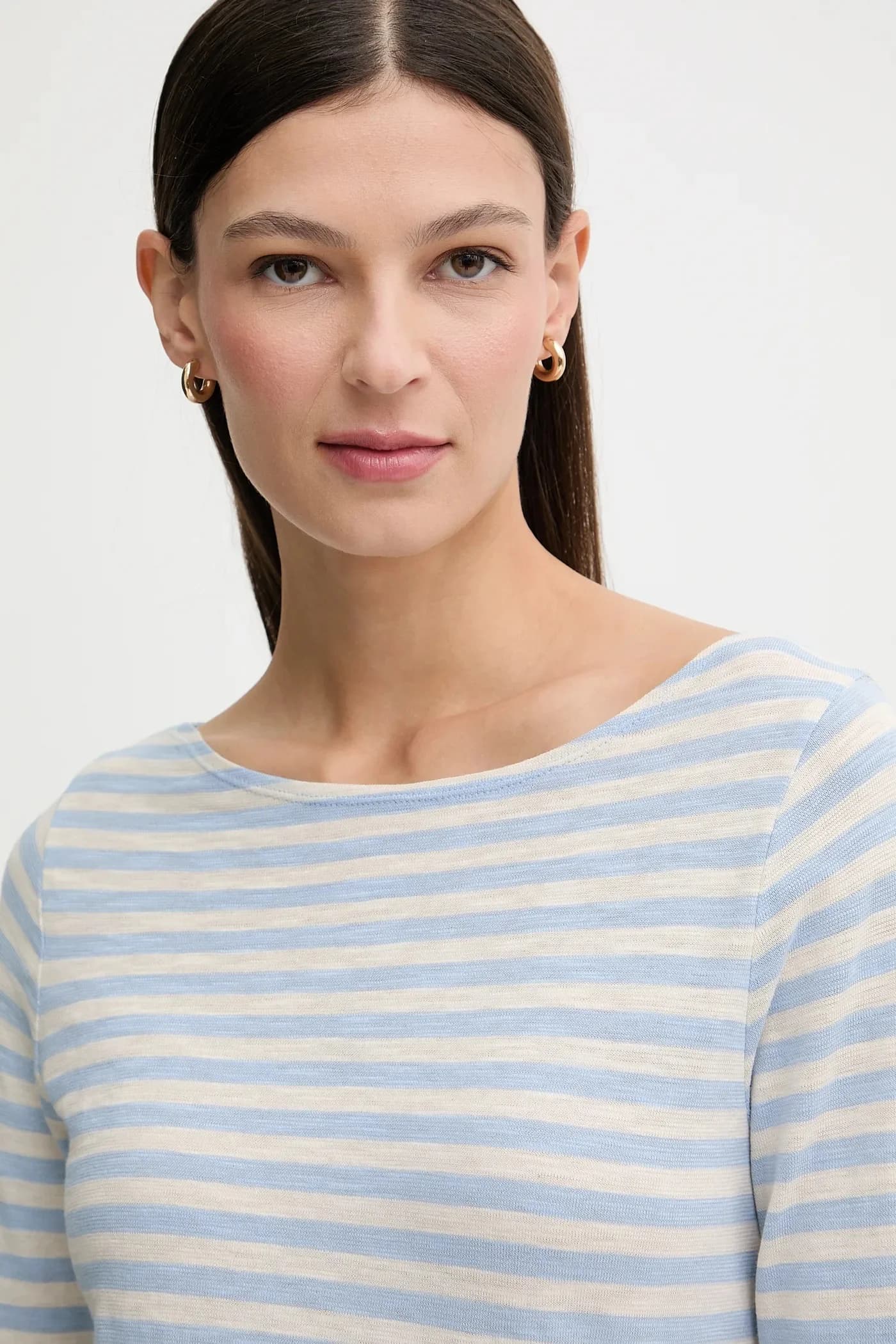 Хлопковая рубашка с длинным рукавом - фото 4