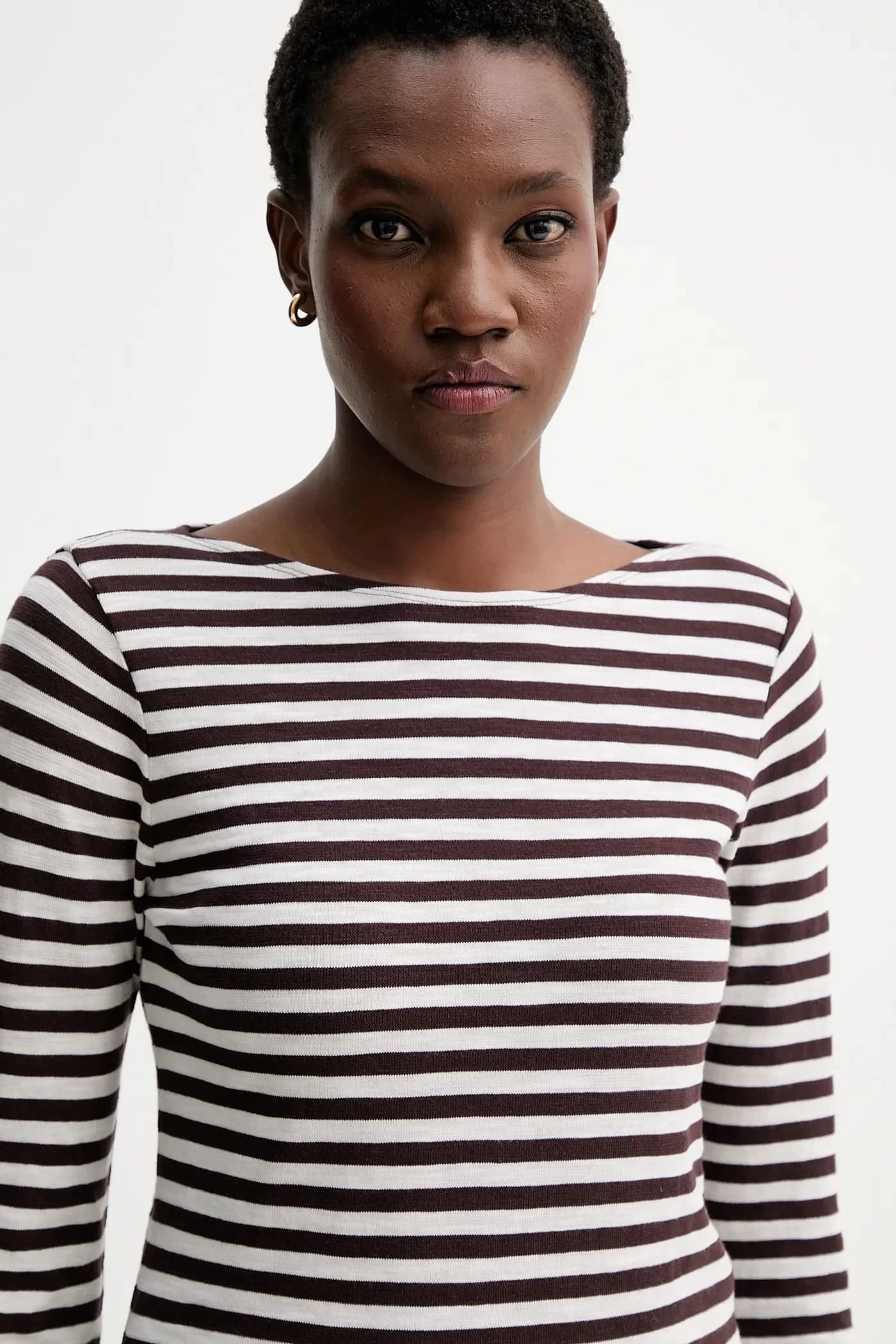 Хлопковая рубашка с длинным рукавом - фото 5