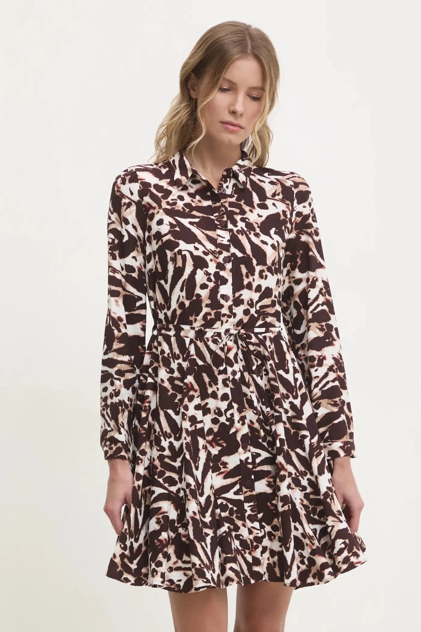 Льняное платье