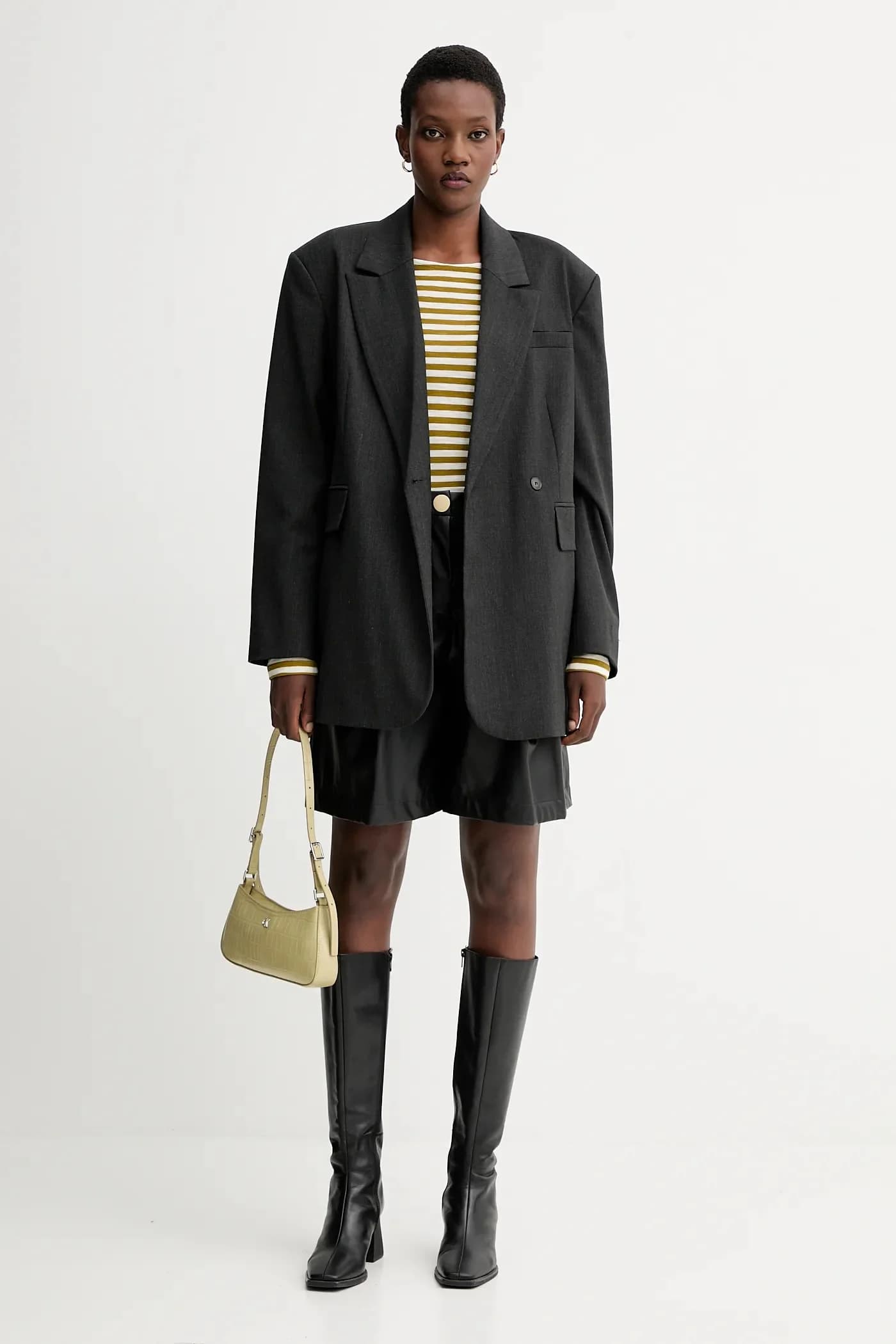 Хлопковая рубашка с длинным рукавом - фото 2