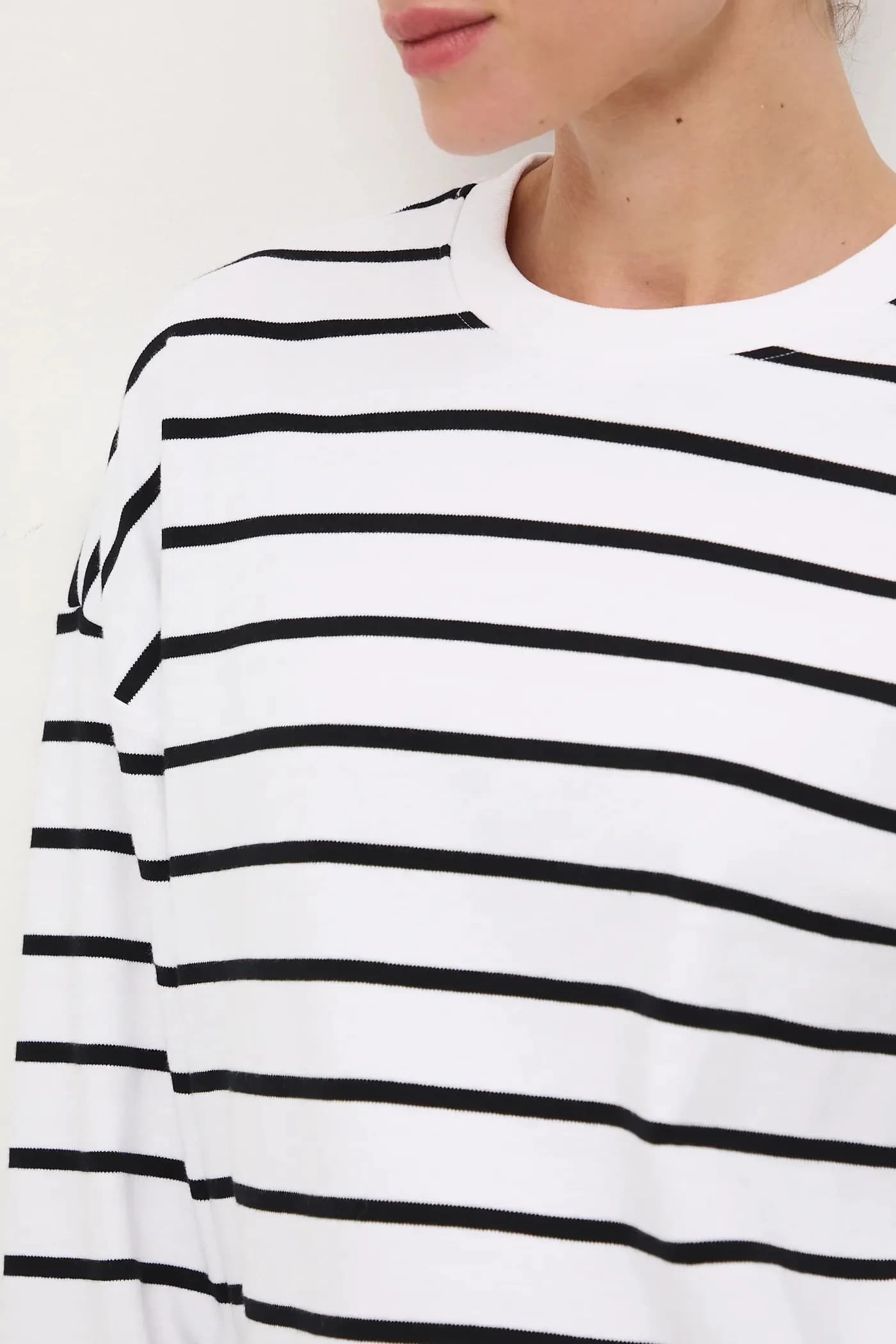 Хлопковая рубашка с длинным рукавом - фото 5