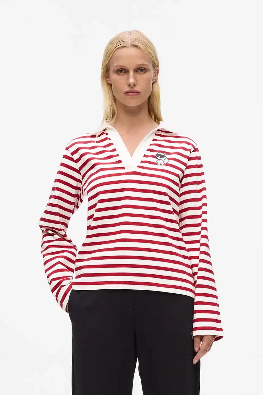 IKON хлопковая рубашка с длинными рукавами