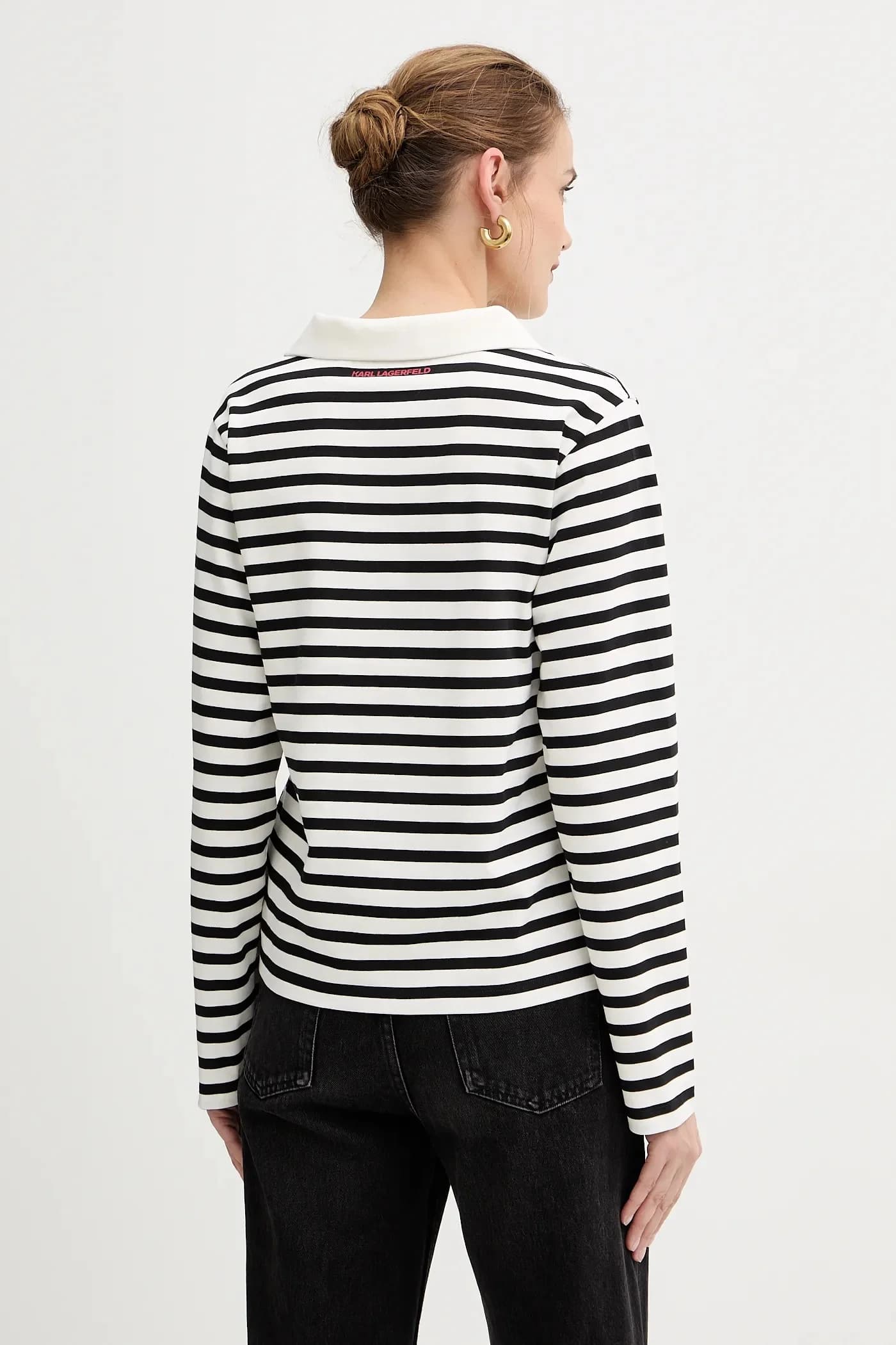 IKON хлопковая рубашка с длинными рукавами - фото 3