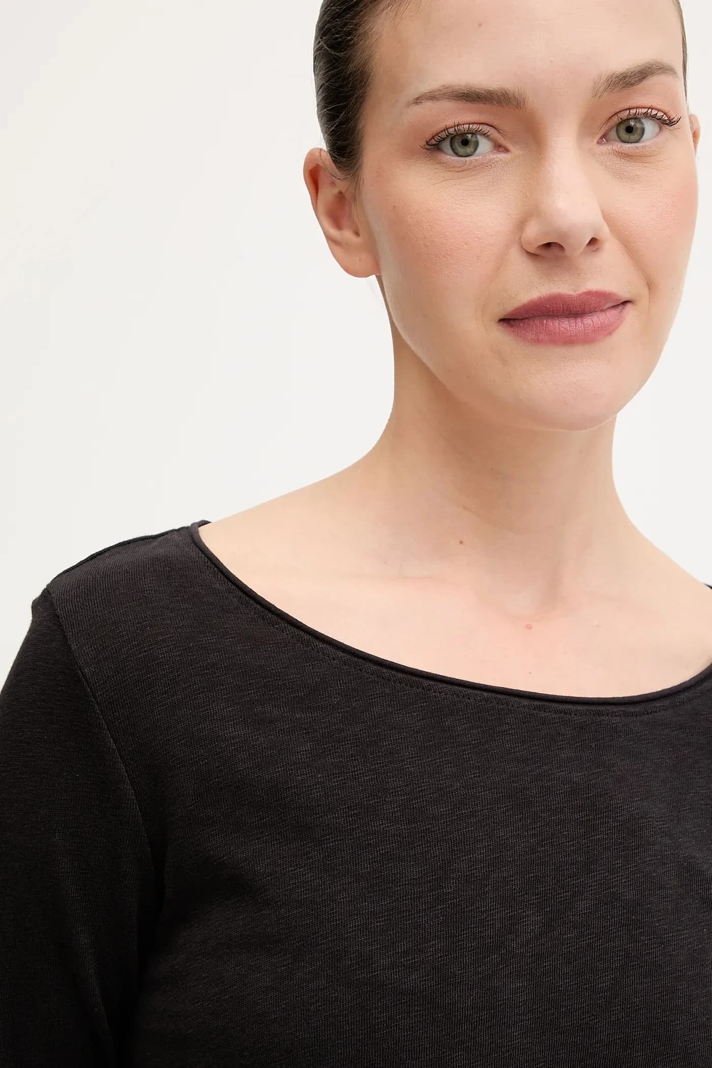 Хлопковая рубашка с длинным рукавом - фото 4