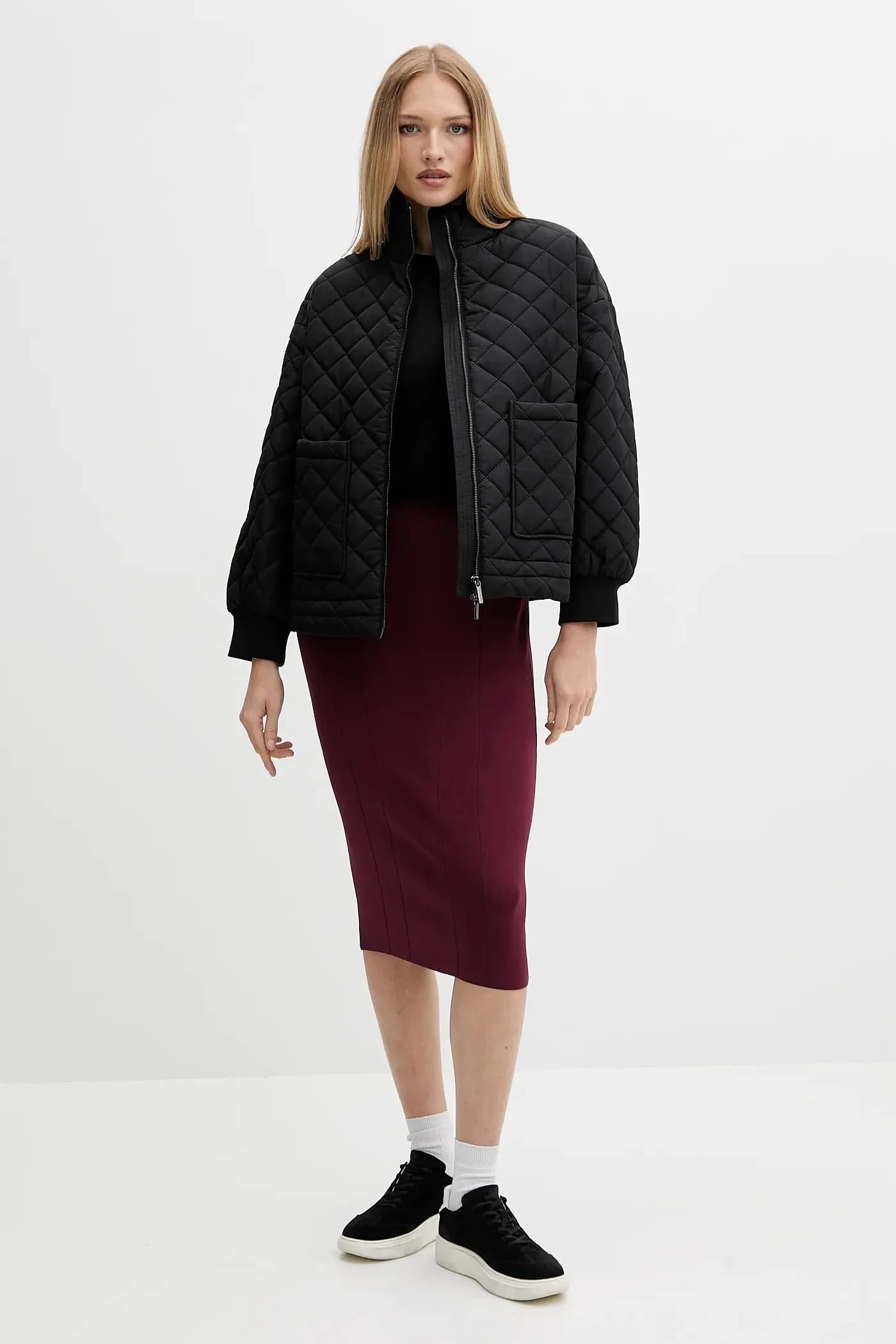 Хлопковая рубашка с длинным рукавом - фото 2