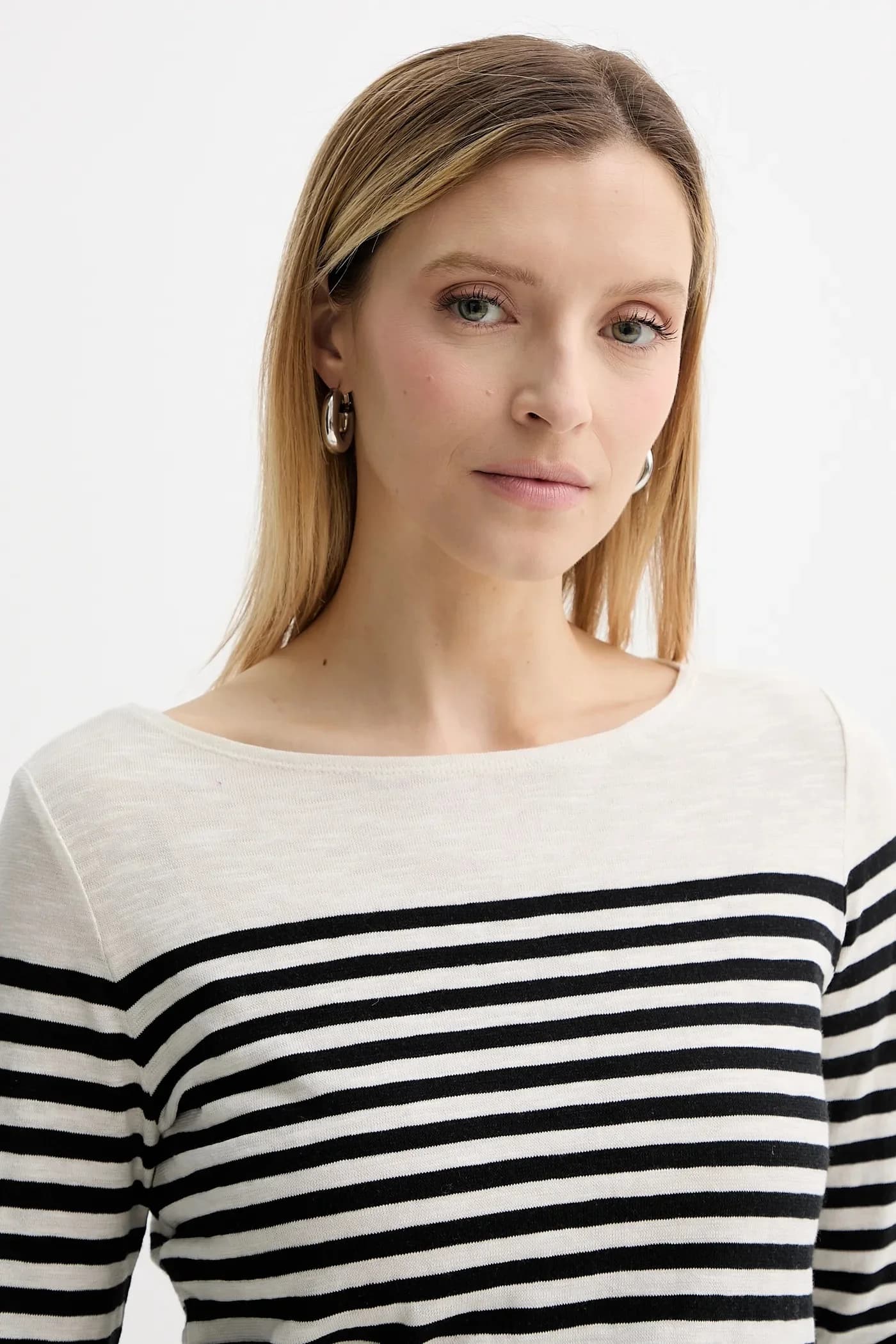 Хлопковая рубашка с длинным рукавом - фото 4