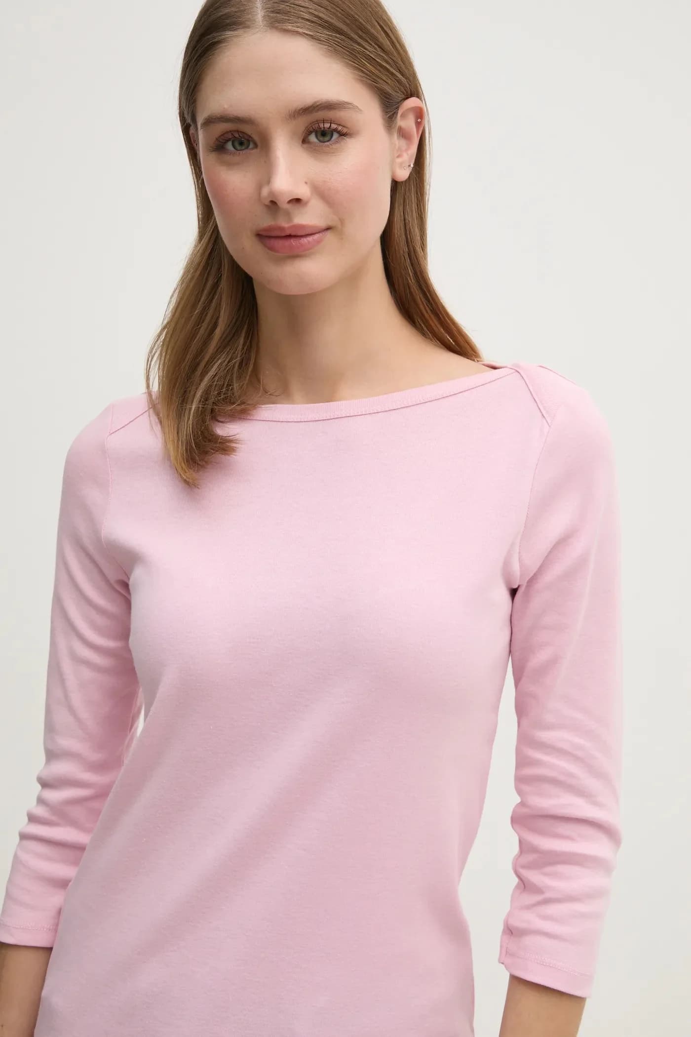 Хлопковая рубашка с длинным рукавом - фото 4