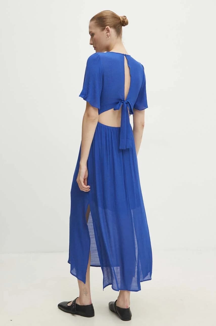 Льняное платье - фото 2