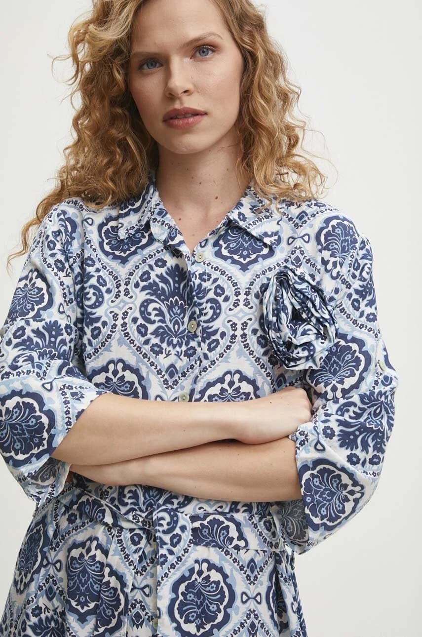 Льняное платье - фото 4