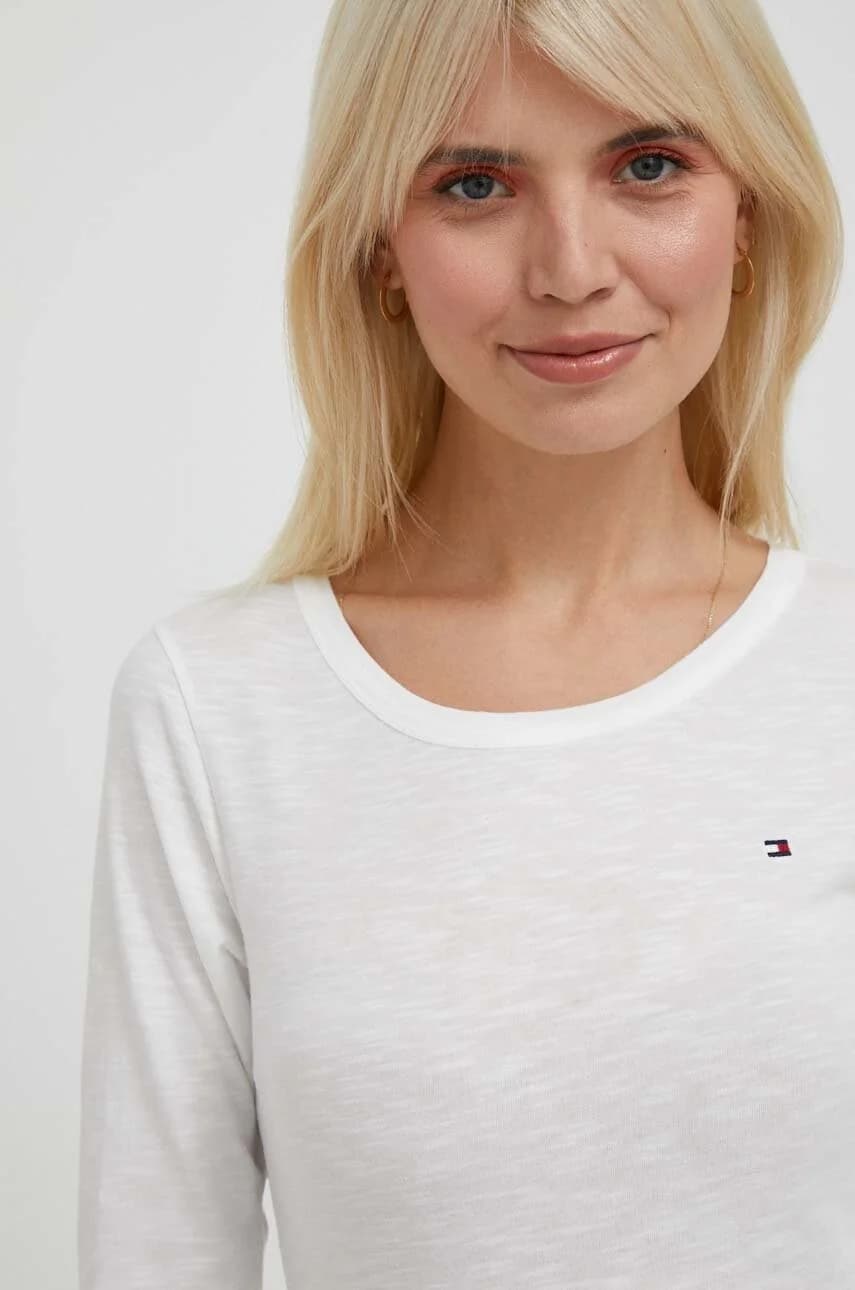 Хлопковая рубашка с длинным рукавом - фото 4