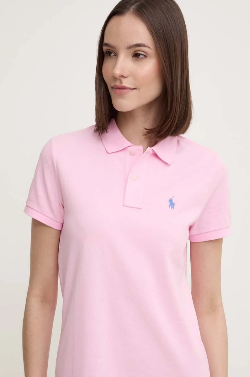 Хлопковое платье розовое для женщин - фото 4