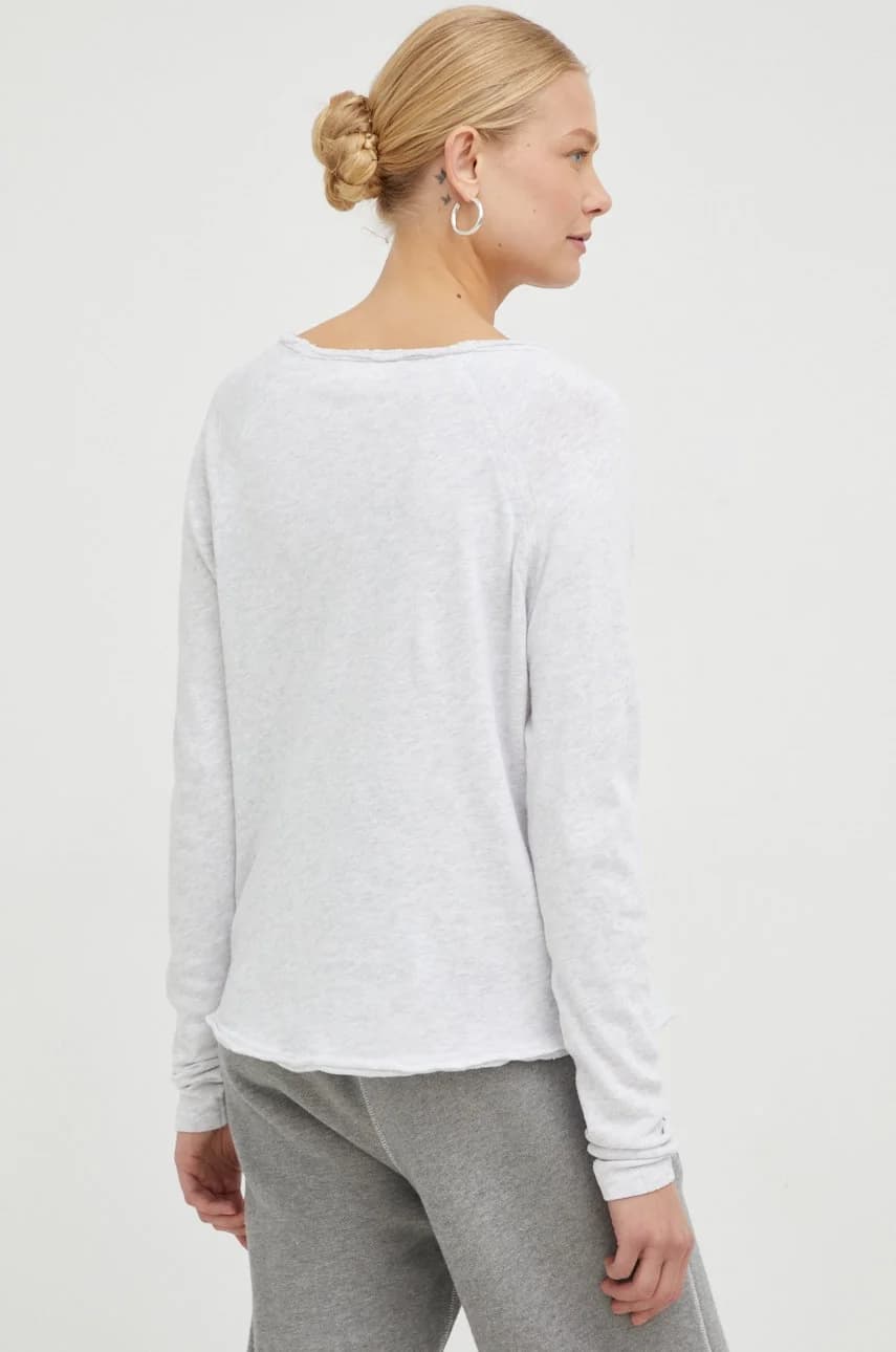 Хлопковая ФУТБОЛКА с длинными рукавами ML COL BATEAU - фото 3