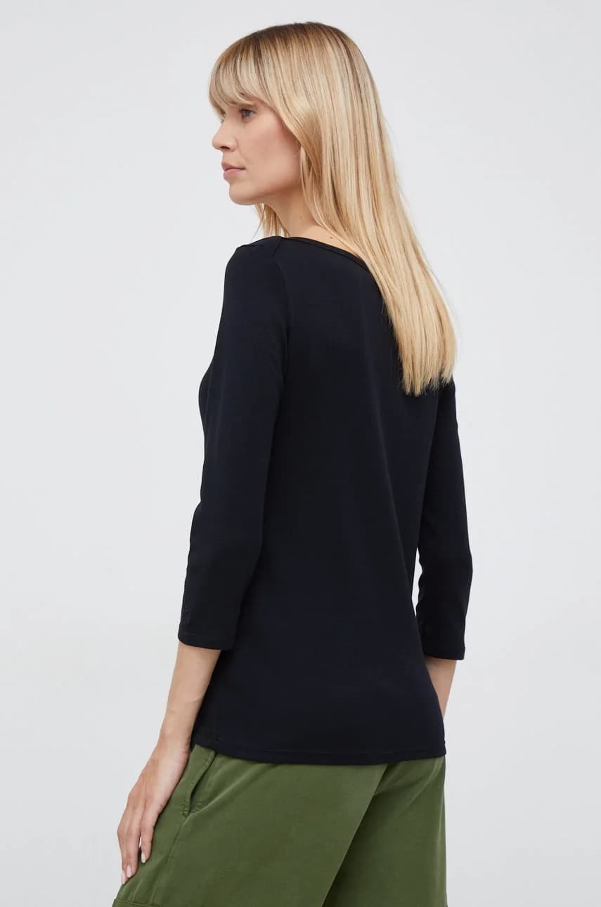 Хлопковая рубашка с длинным рукавом - фото 3