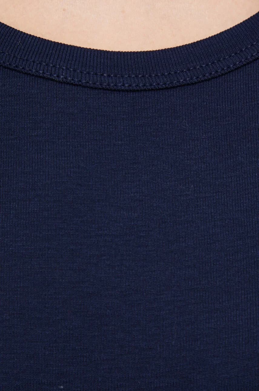 Хлопковая рубашка с длинным рукавом - фото 5