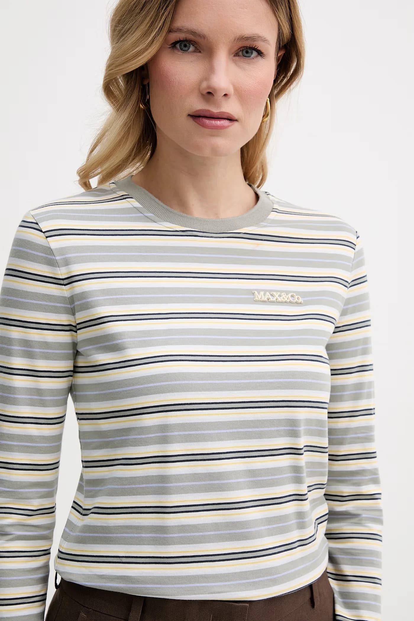 MCOMEDUSA женская хлопковая рубашка с длинными рукавами - фото 4