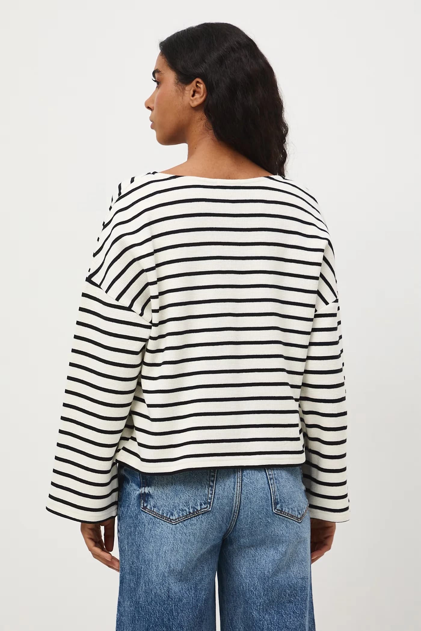 Женская хлопковая рубашка с длинным рукавом - фото 3