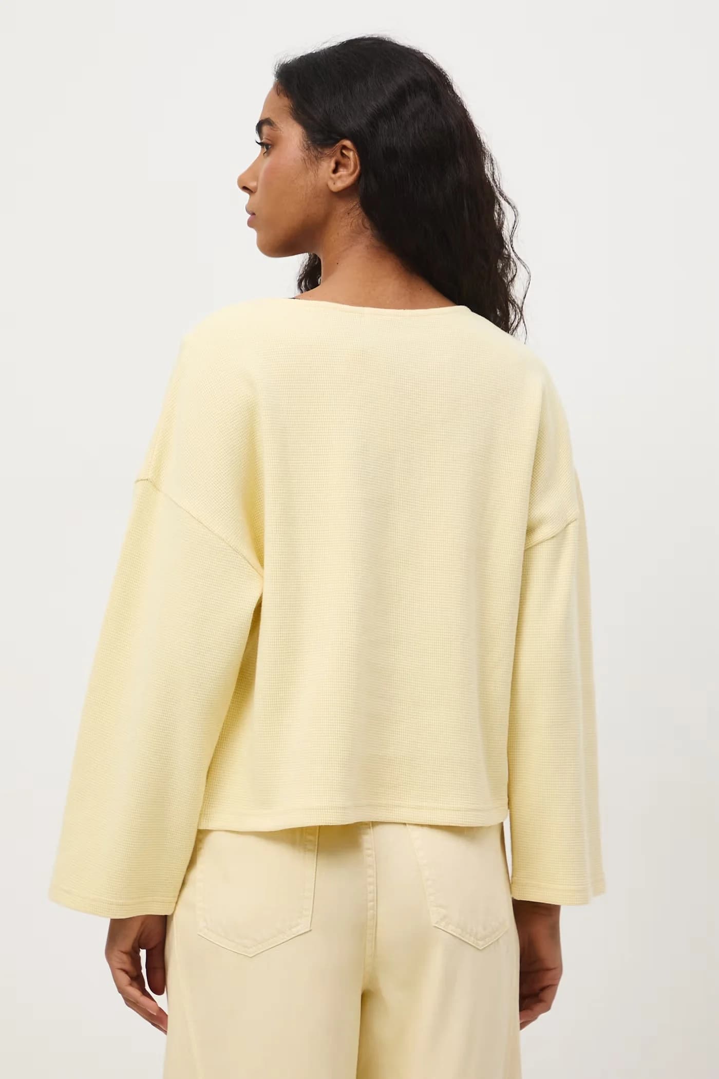 Женская хлопковая рубашка с длинным рукавом - фото 3