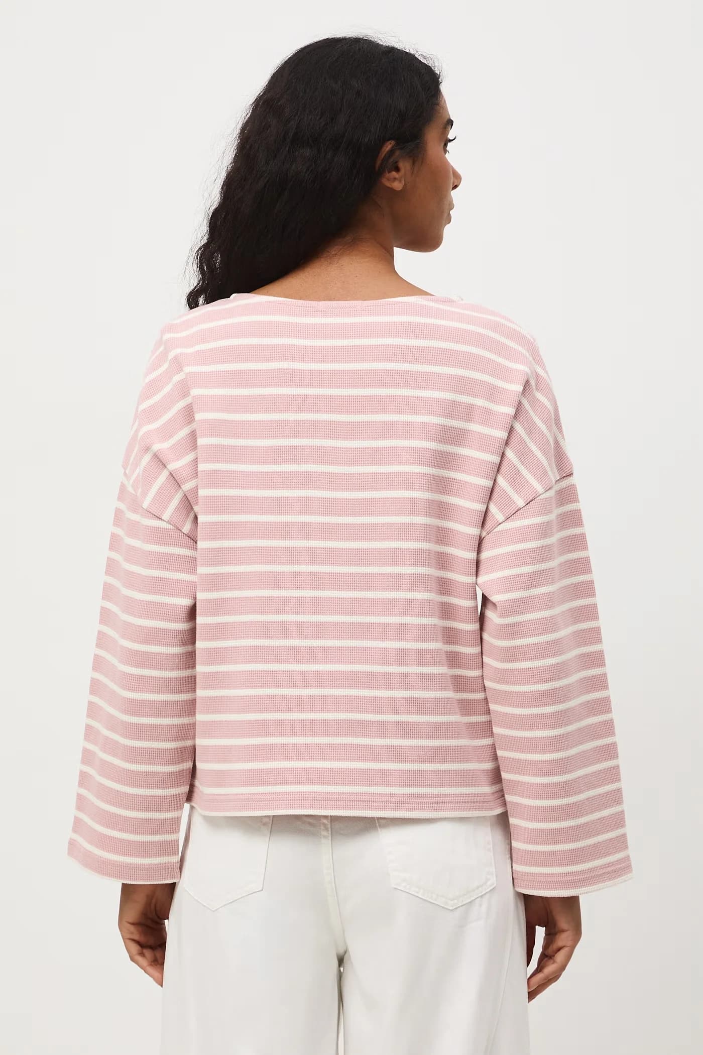 Женская хлопковая рубашка с длинным рукавом - фото 3