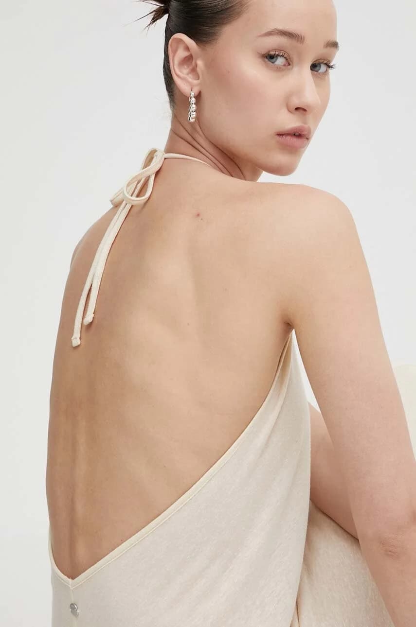 Платье из смесового льна - фото 2