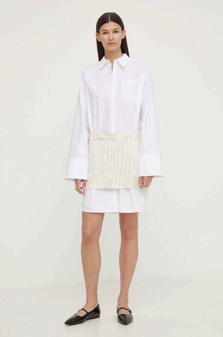 Платье из смесового льна