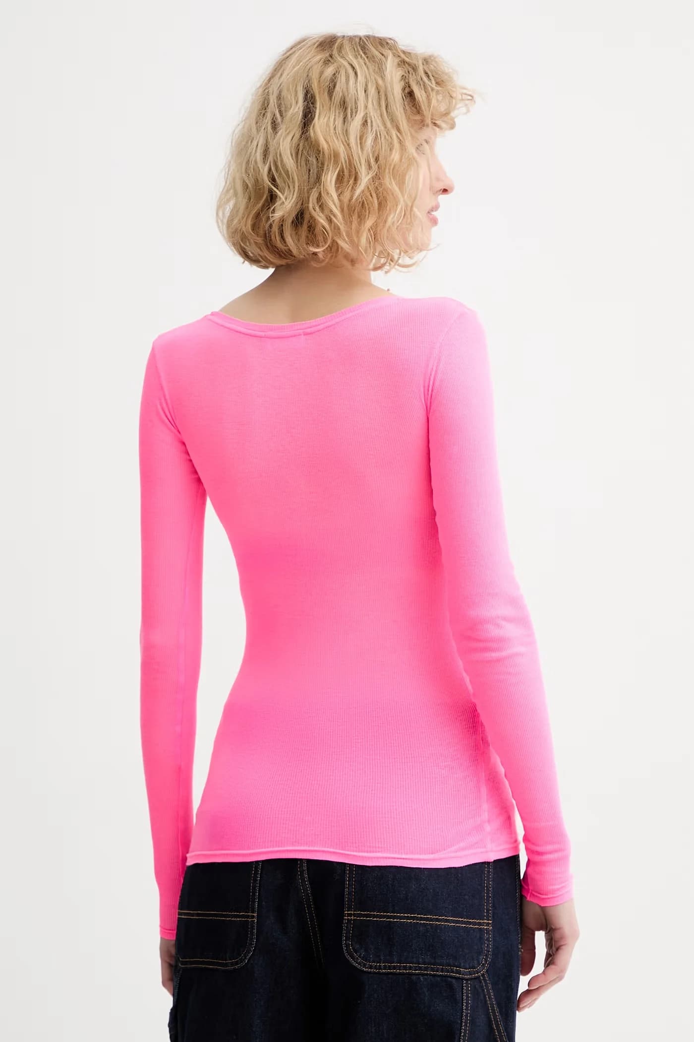 Хлопковая рубашка с длинным рукавом - фото 3