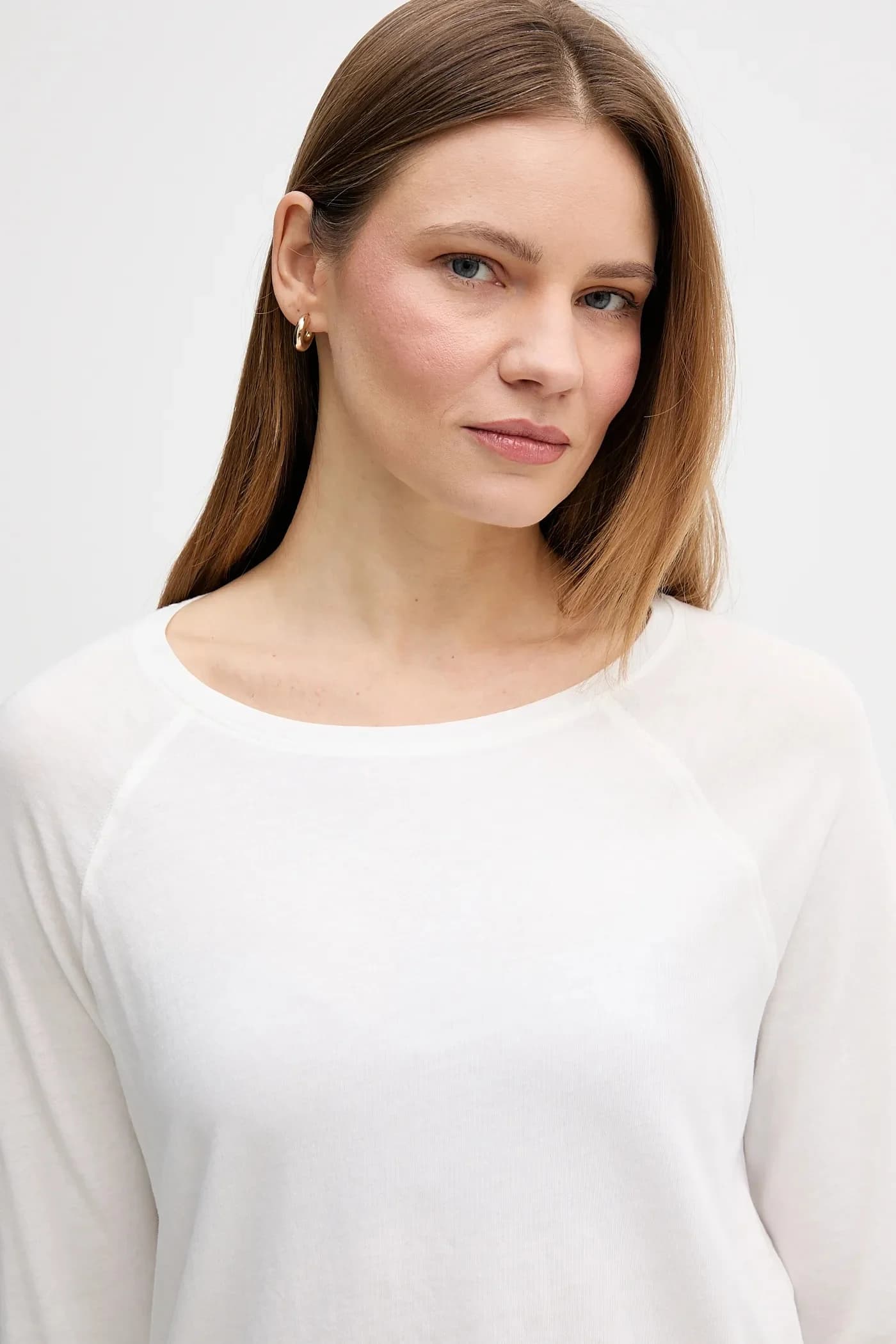 Хлопковая рубашка с длинным рукавом - фото 4