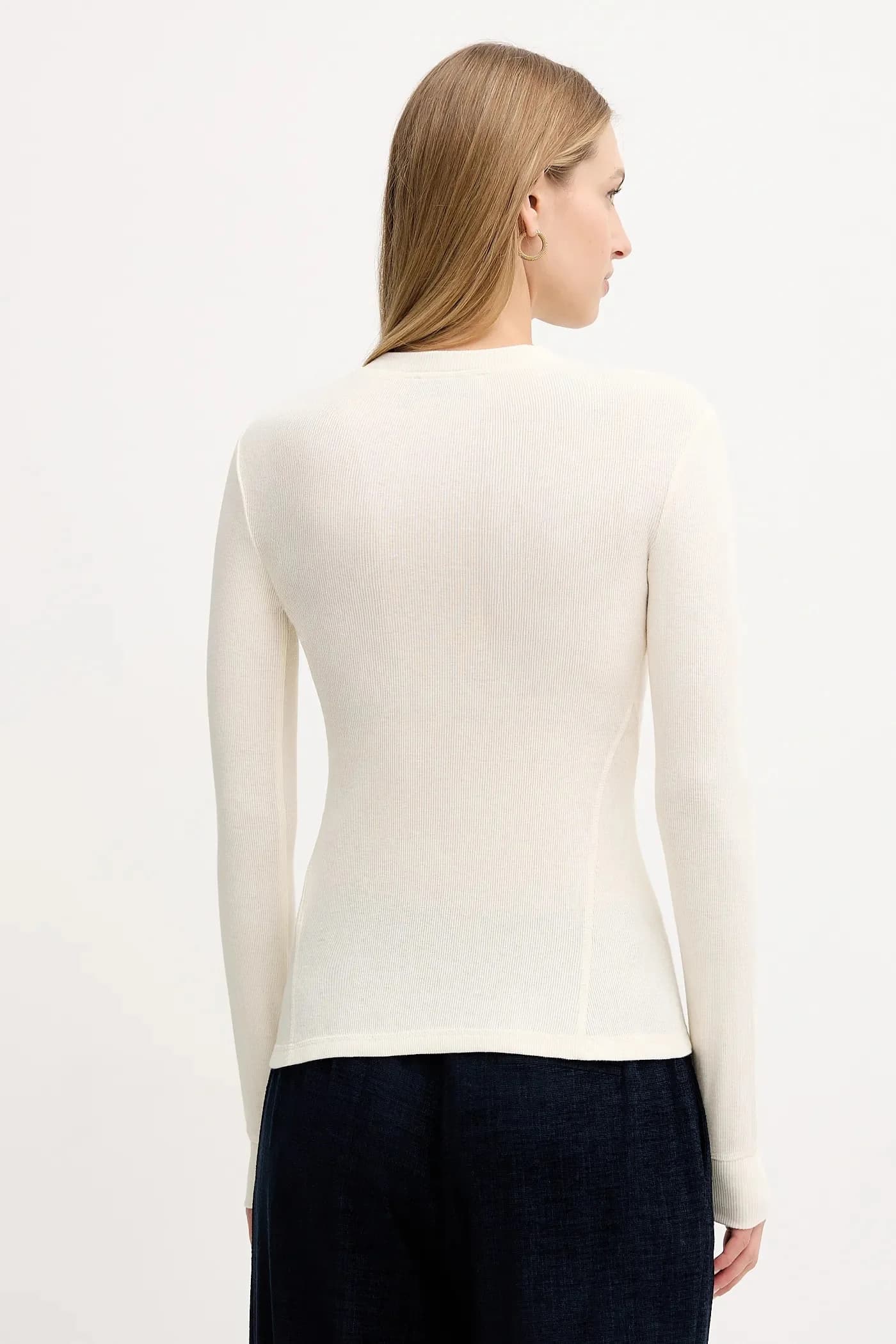 Лонгслив с шерстью - фото 3