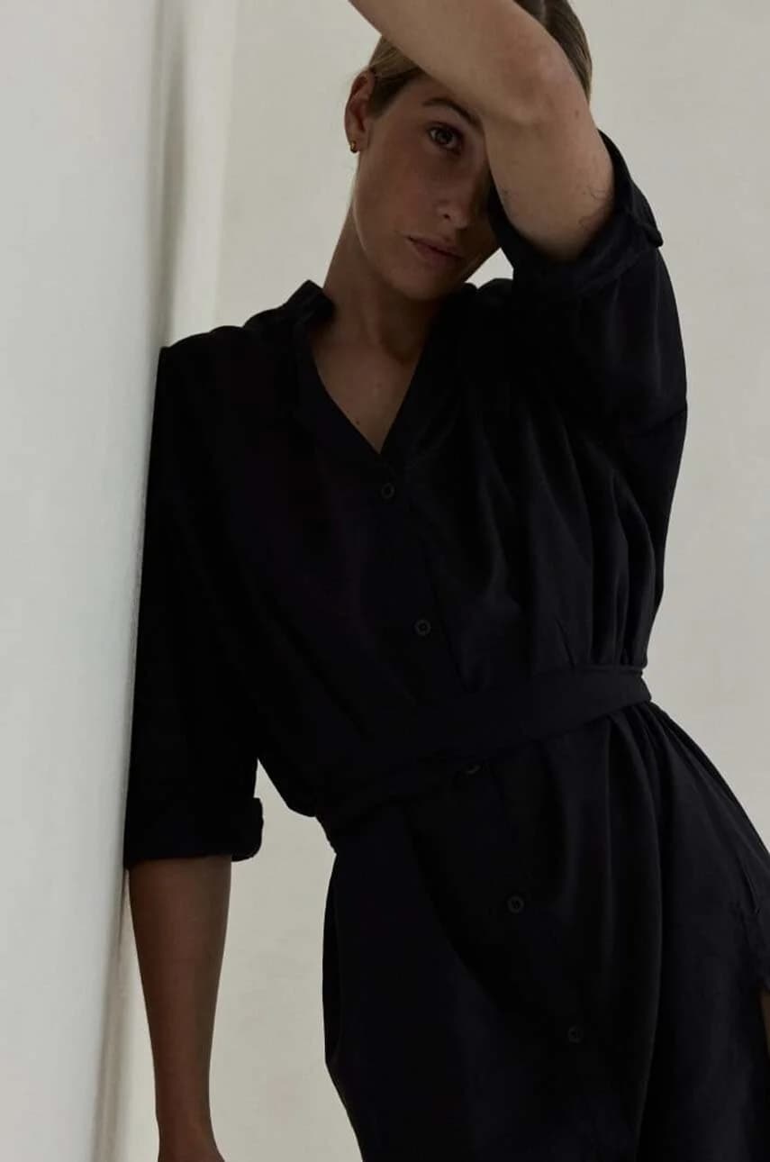 Хлопковое платье BEACH SHIRT - фото 3