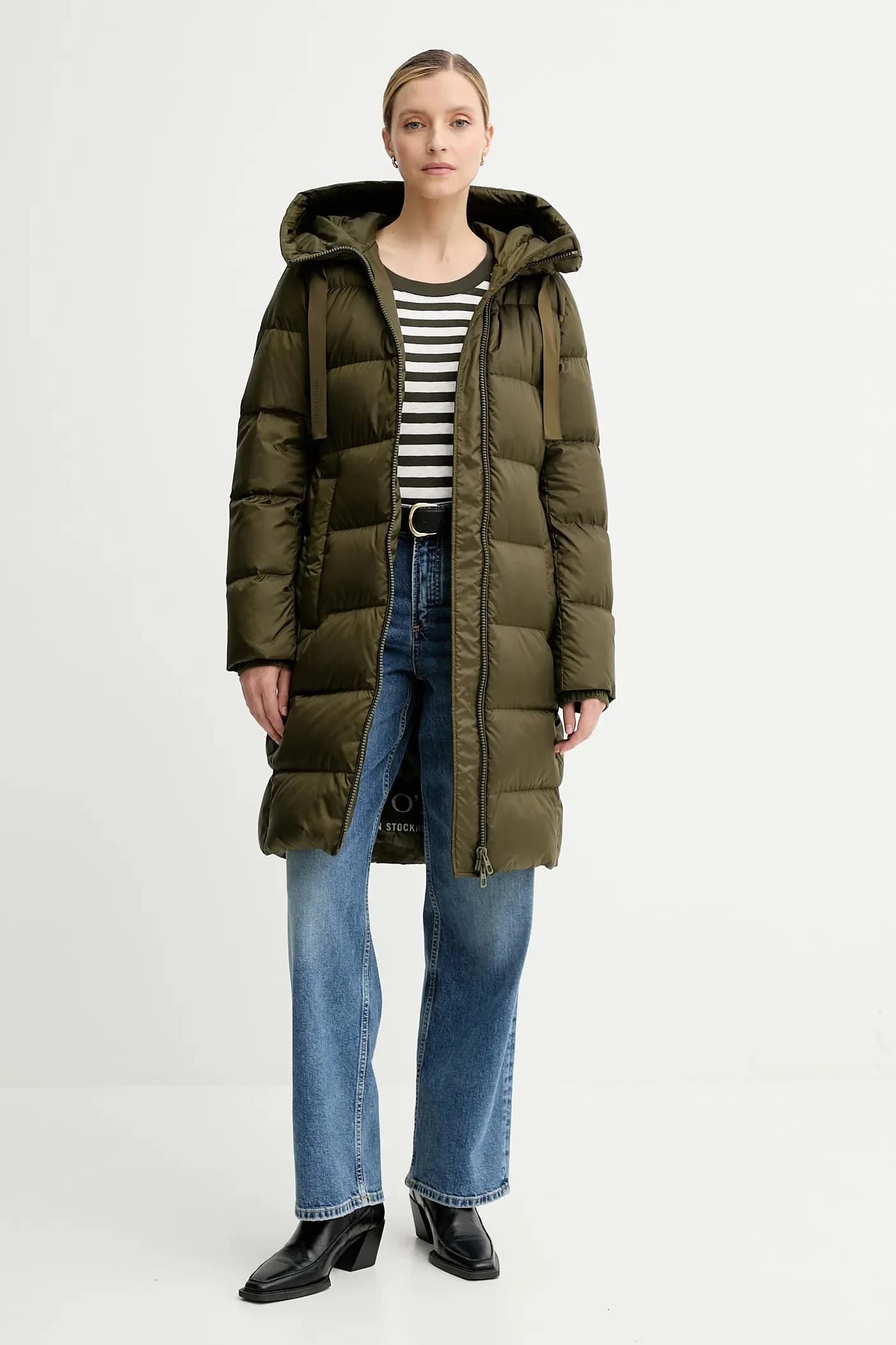 Хлопковая рубашка с длинным рукавом - фото 2