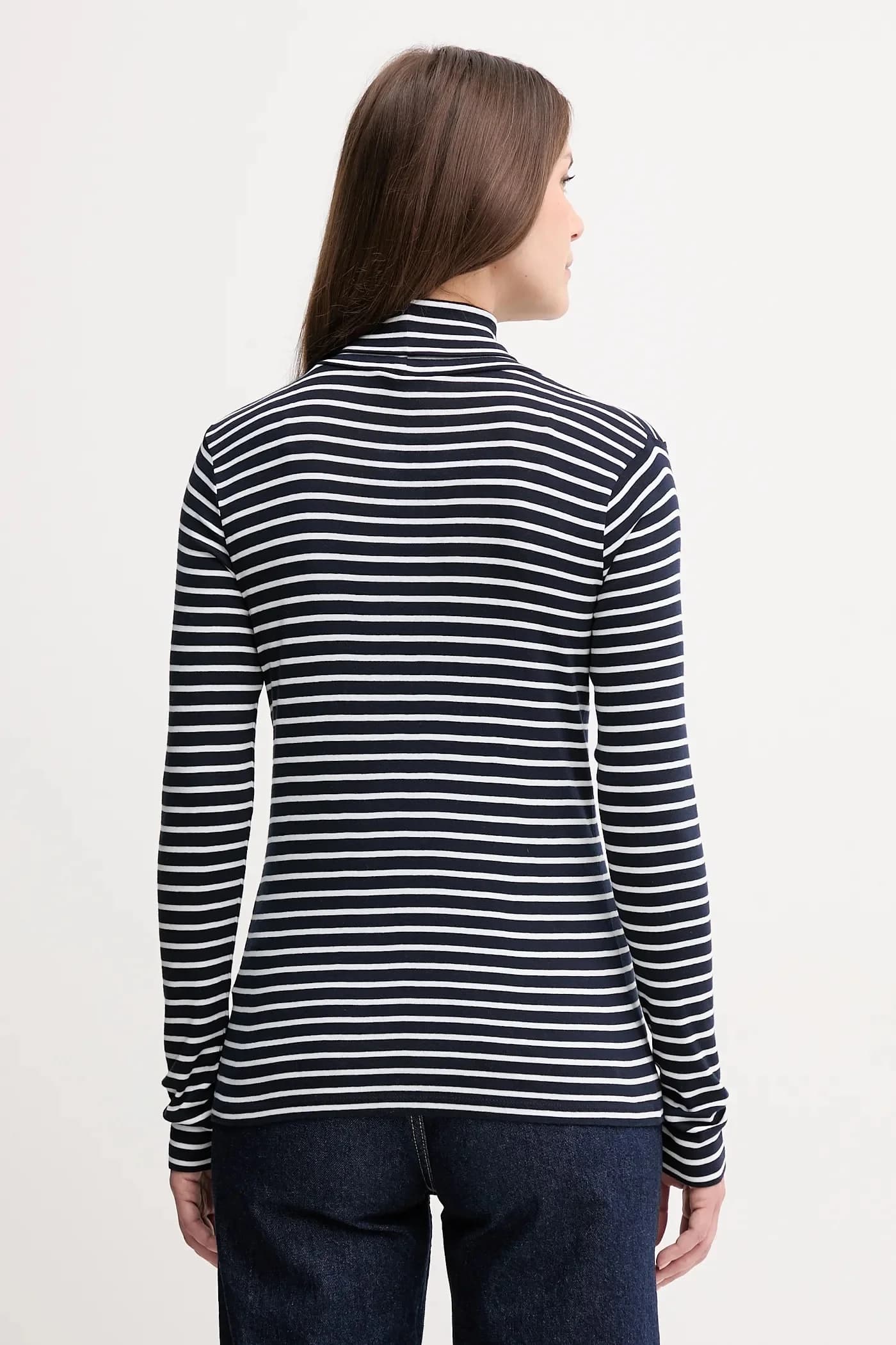 Хлопковая рубашка с длинным рукавом - фото 3