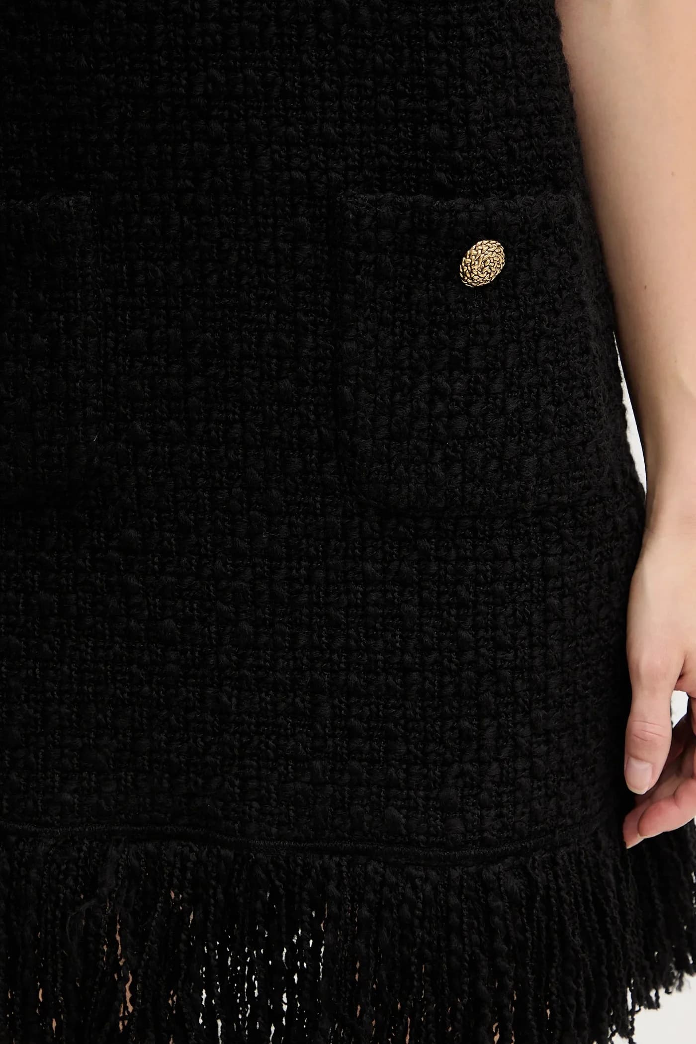 Платье из смесовой шерсти - фото 5