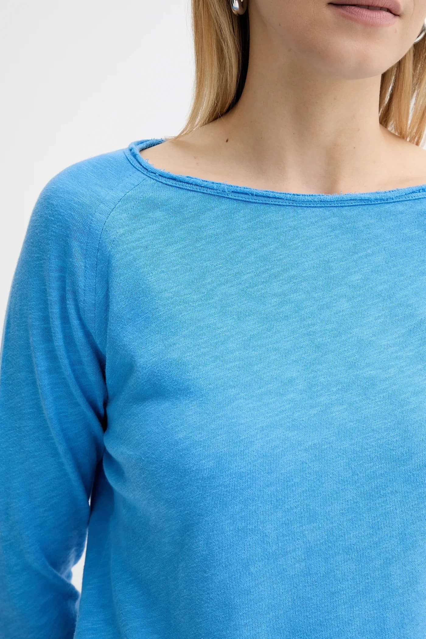 Хлопковая рубашка с длинным рукавом - фото 5