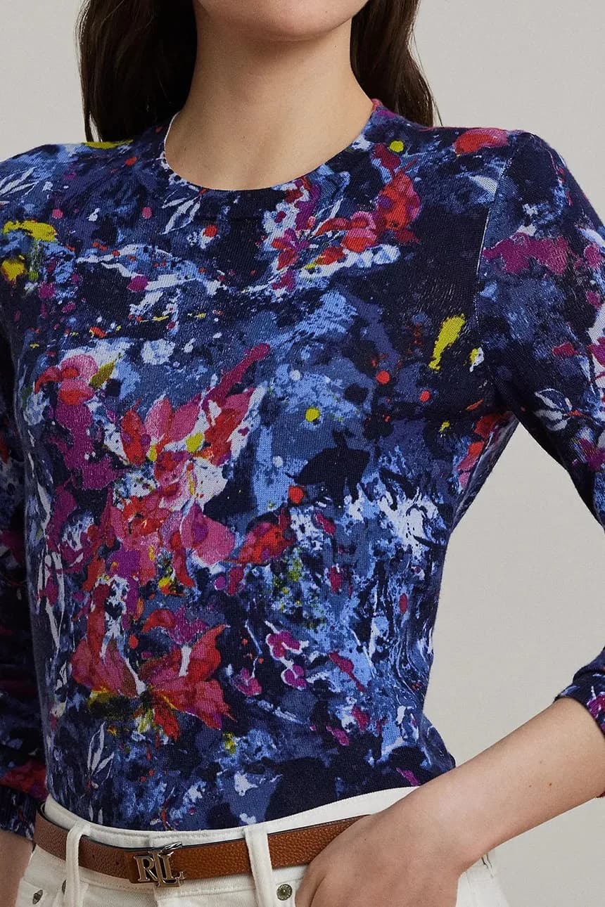 Хлопковая рубашка с длинным рукавом - фото 4