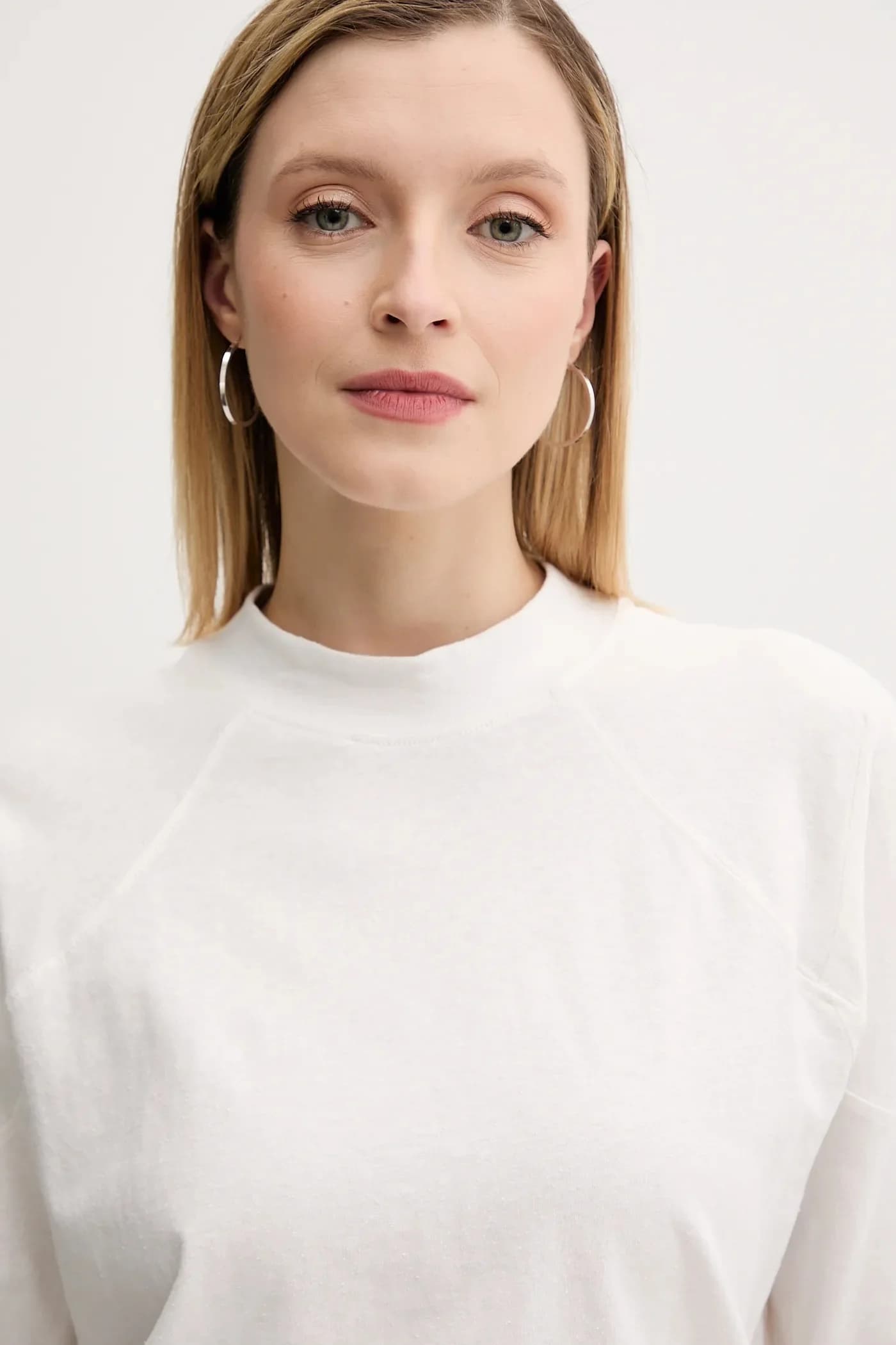 Хлопковая рубашка с длинным рукавом - фото 4