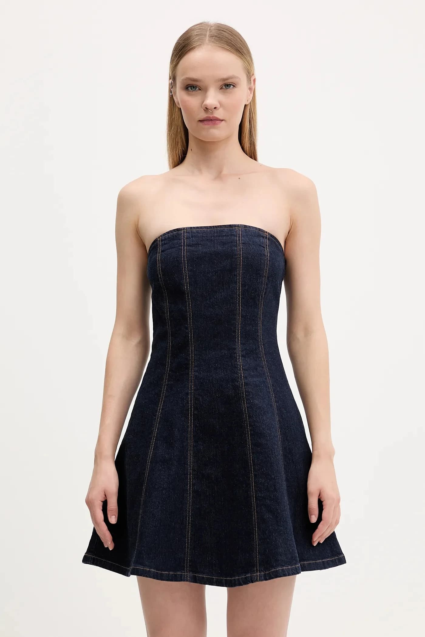 Джинсовое платье