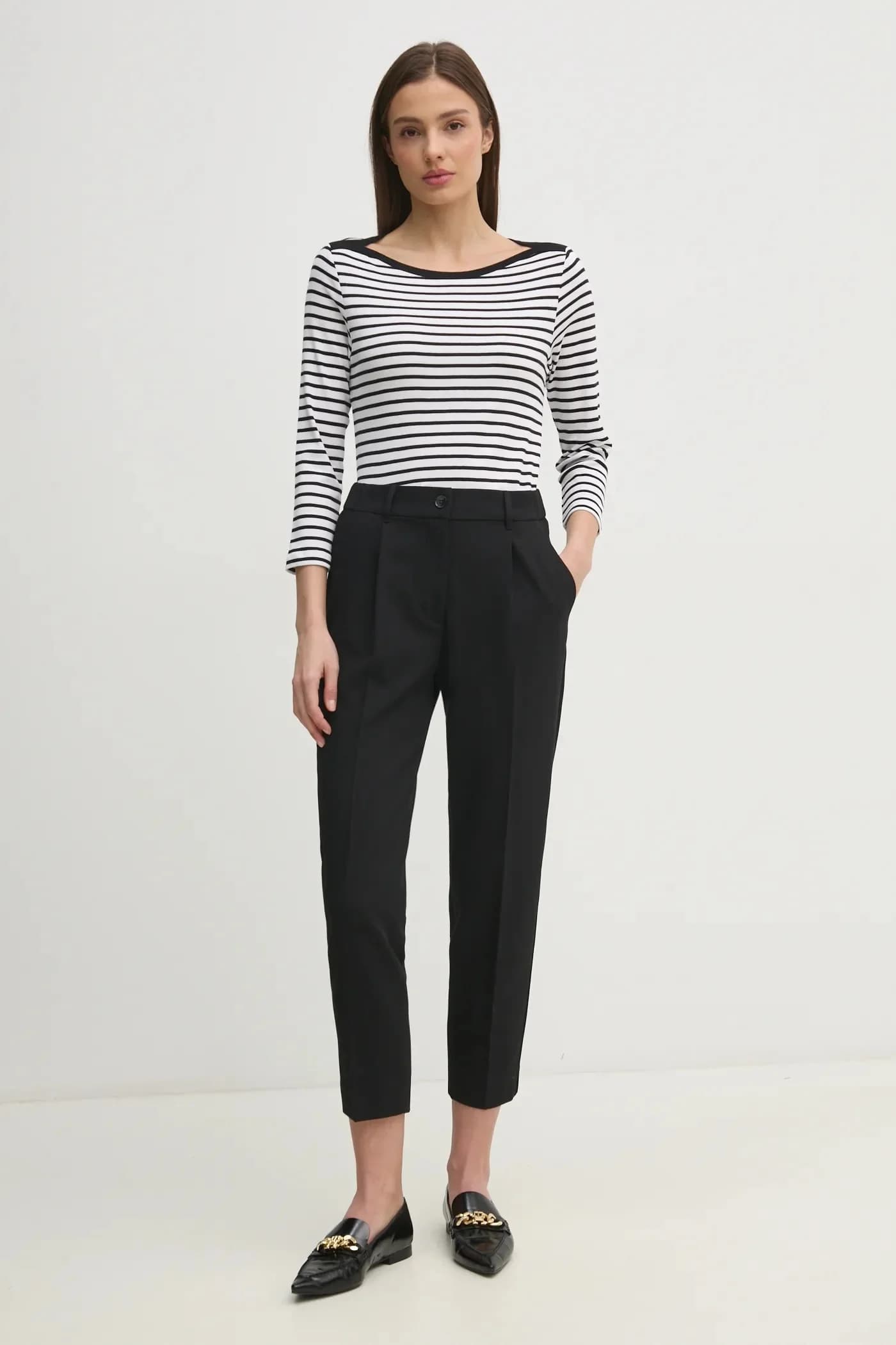 Хлопковая рубашка с длинным рукавом - фото 2