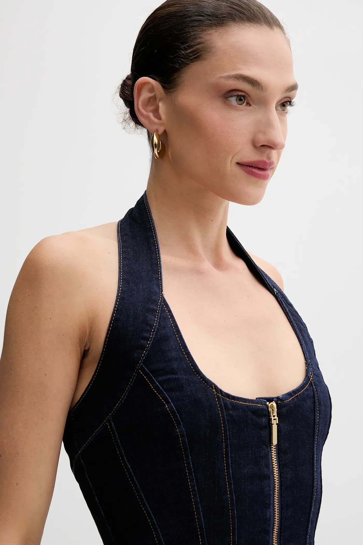 Джинсовое платье - фото 4