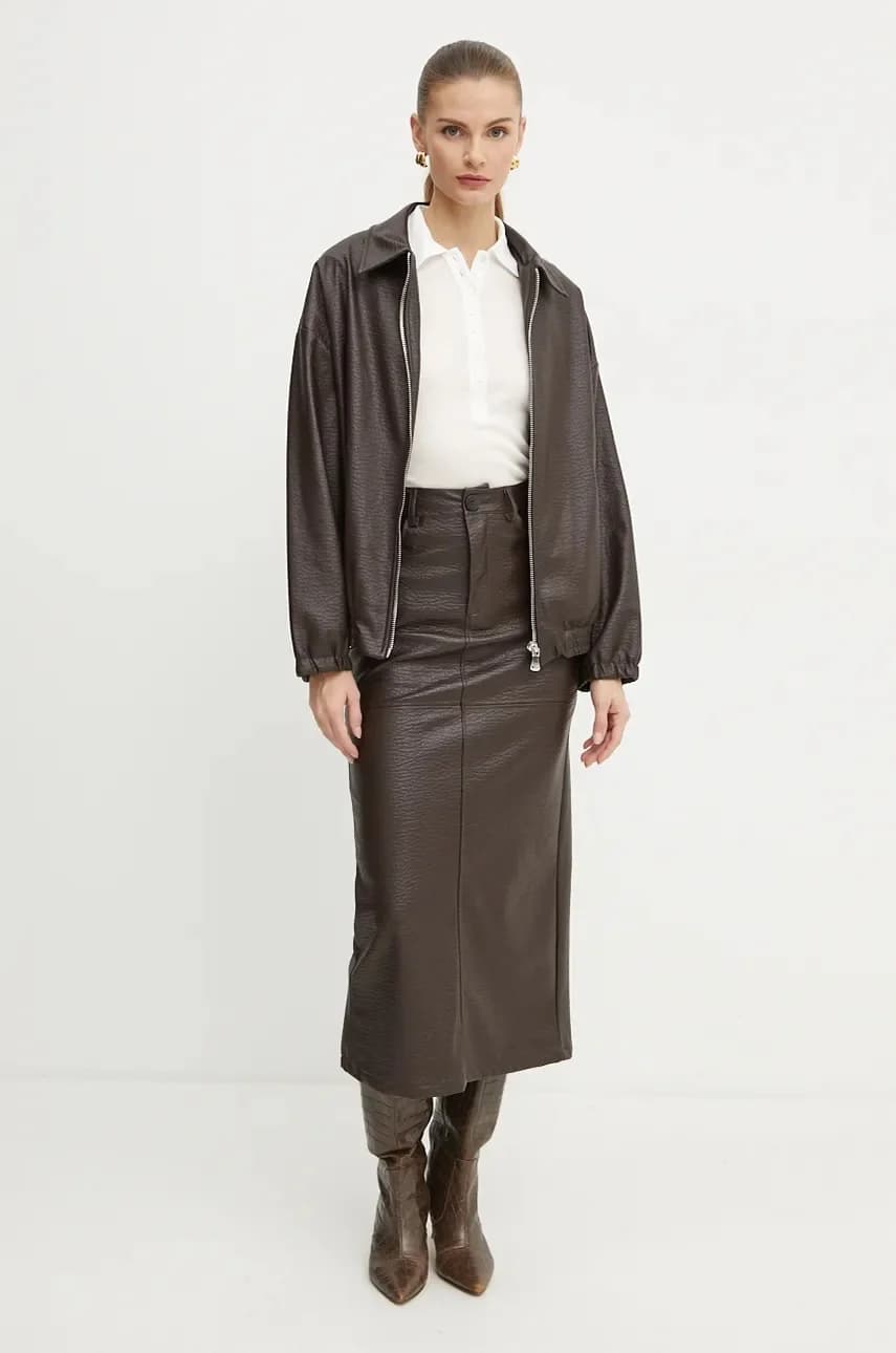 Хлопковая рубашка с длинным рукавом - фото 2