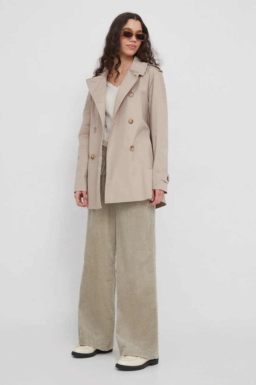 Хлопковая рубашка с длинным рукавом - фото 2