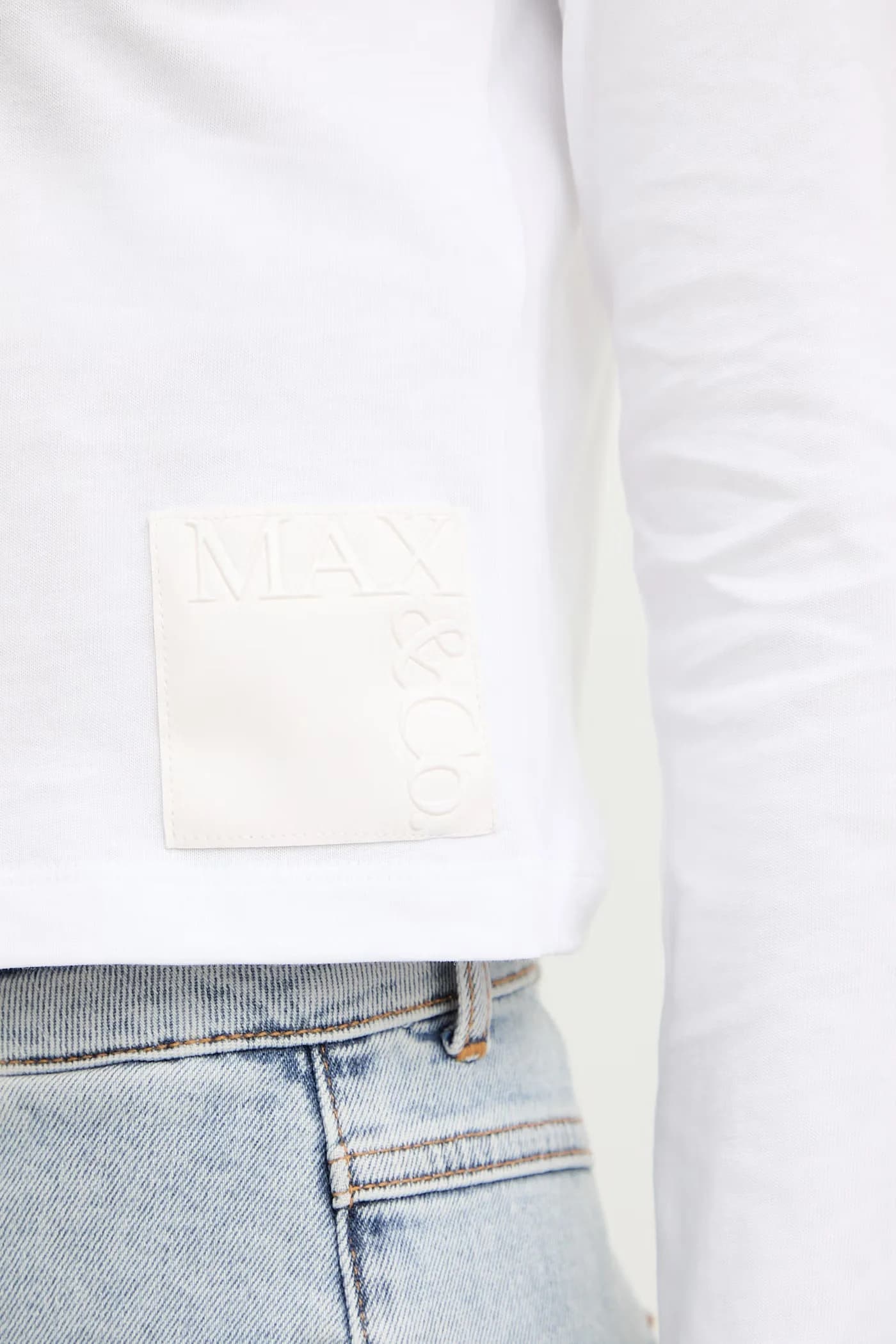 MCOELLENI хлопковая рубашка с длинными рукавами - фото 5