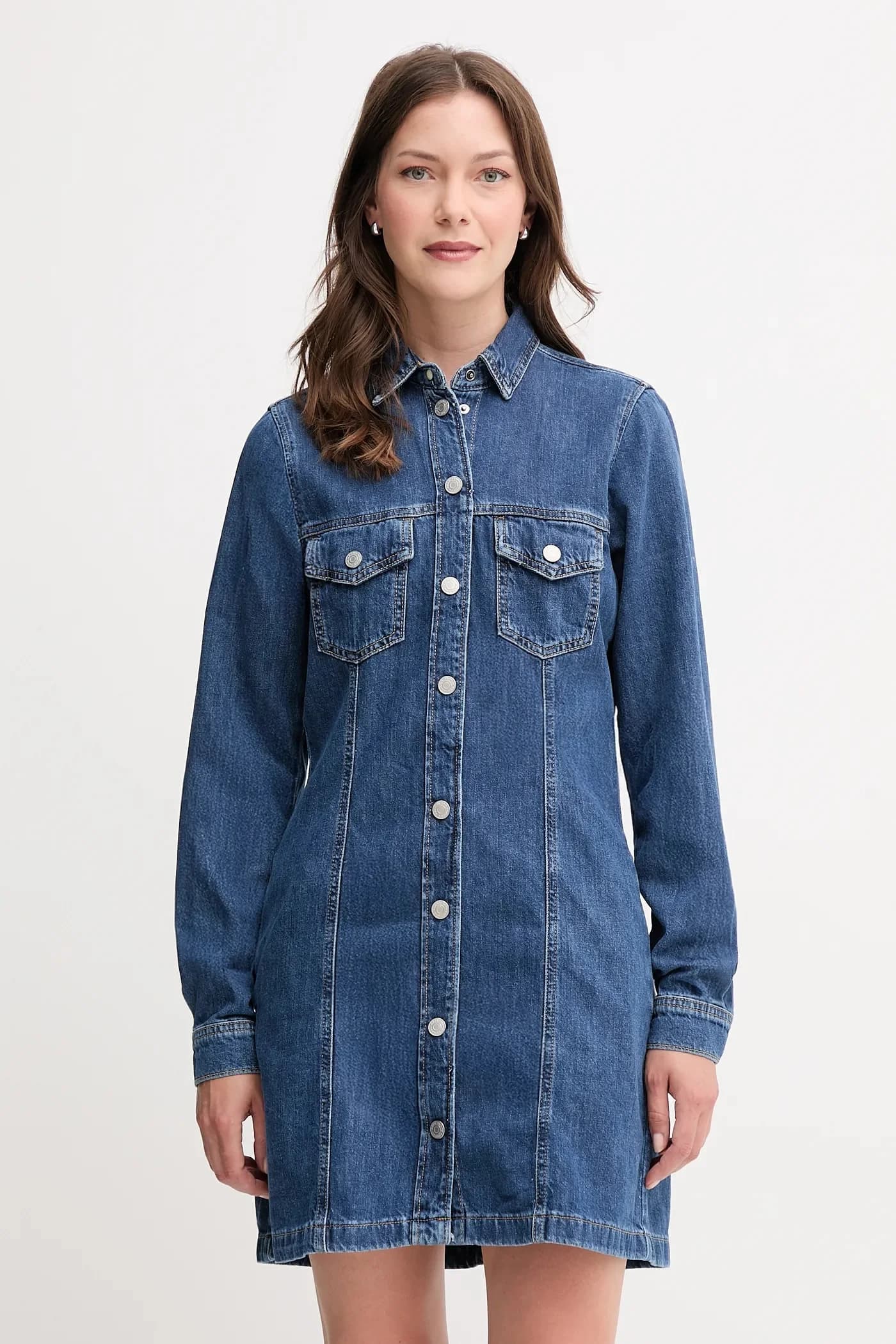 Джинсовое платье