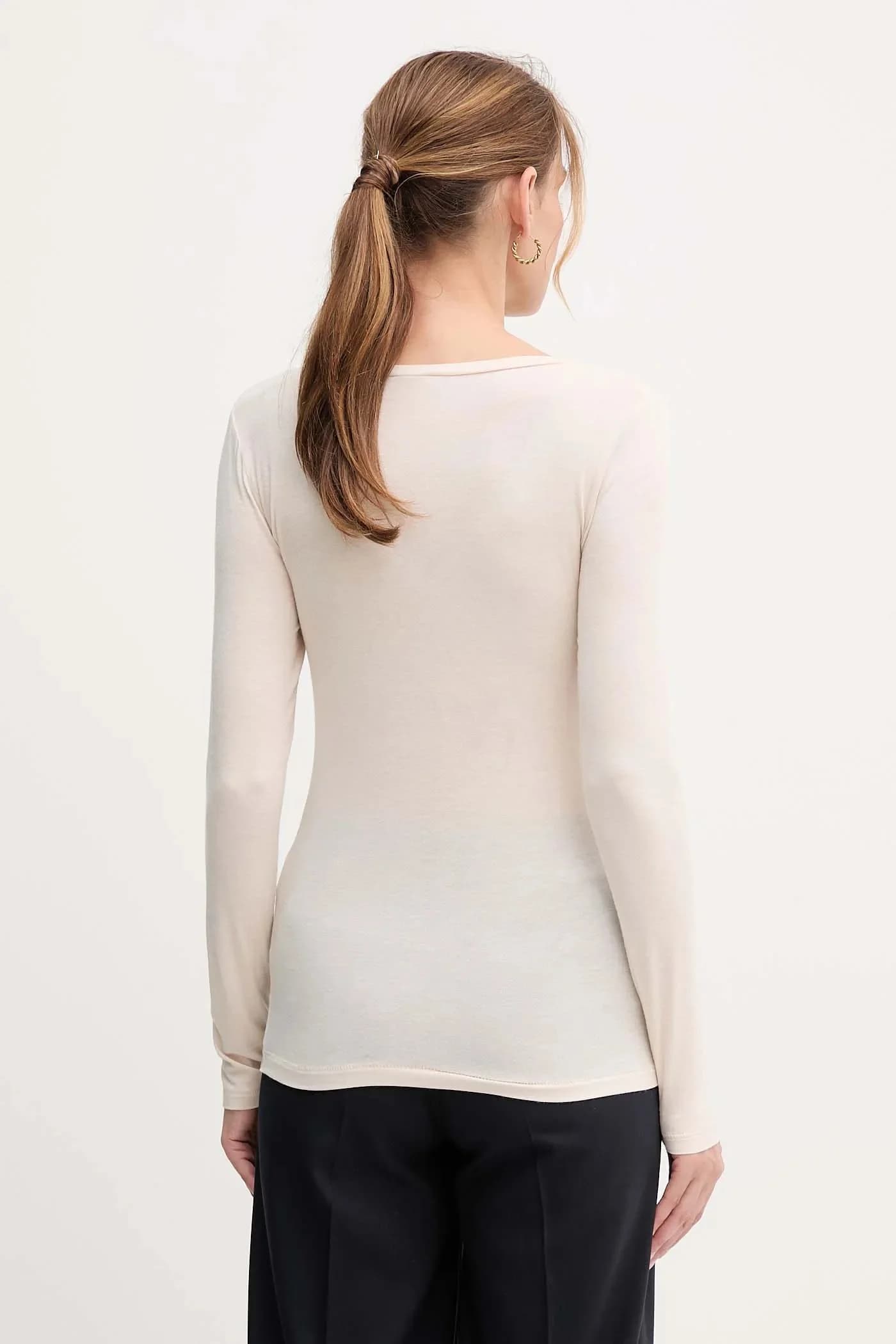 Лонгслив с оттенком кашемира - фото 3