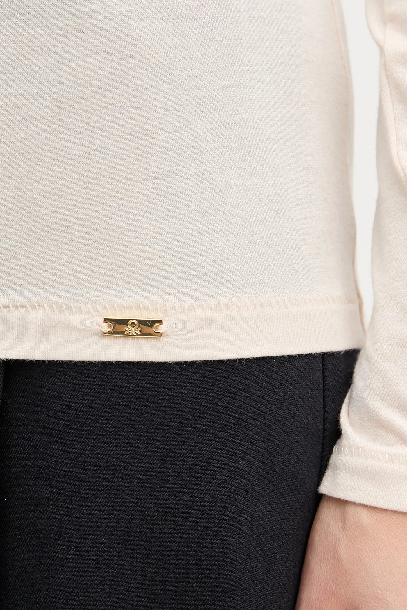 Лонгслив с оттенком кашемира - фото 5